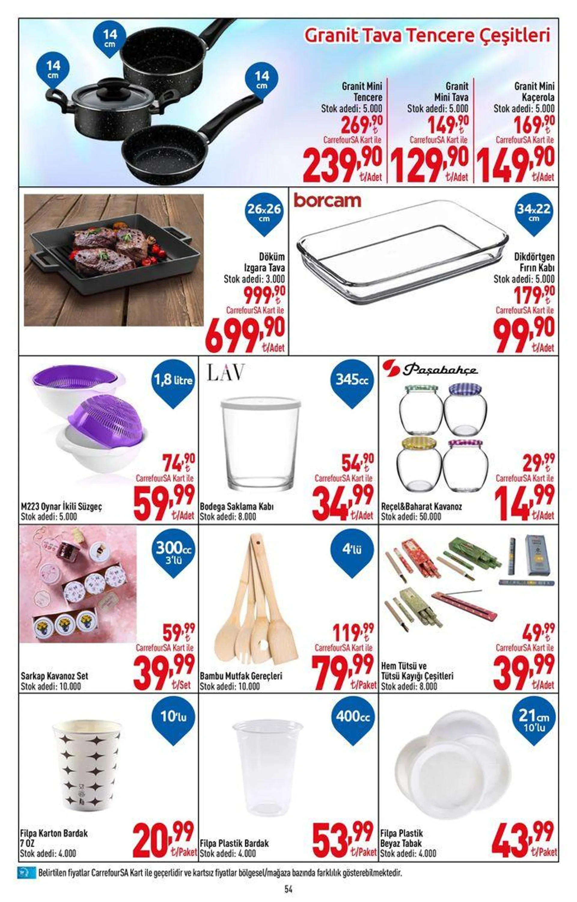 Katalog Carrefour Katalog 20 Haziran - 3 Temmuz 20 Haziran - 24 Haziran 2024 - aktüel Sayfa 54