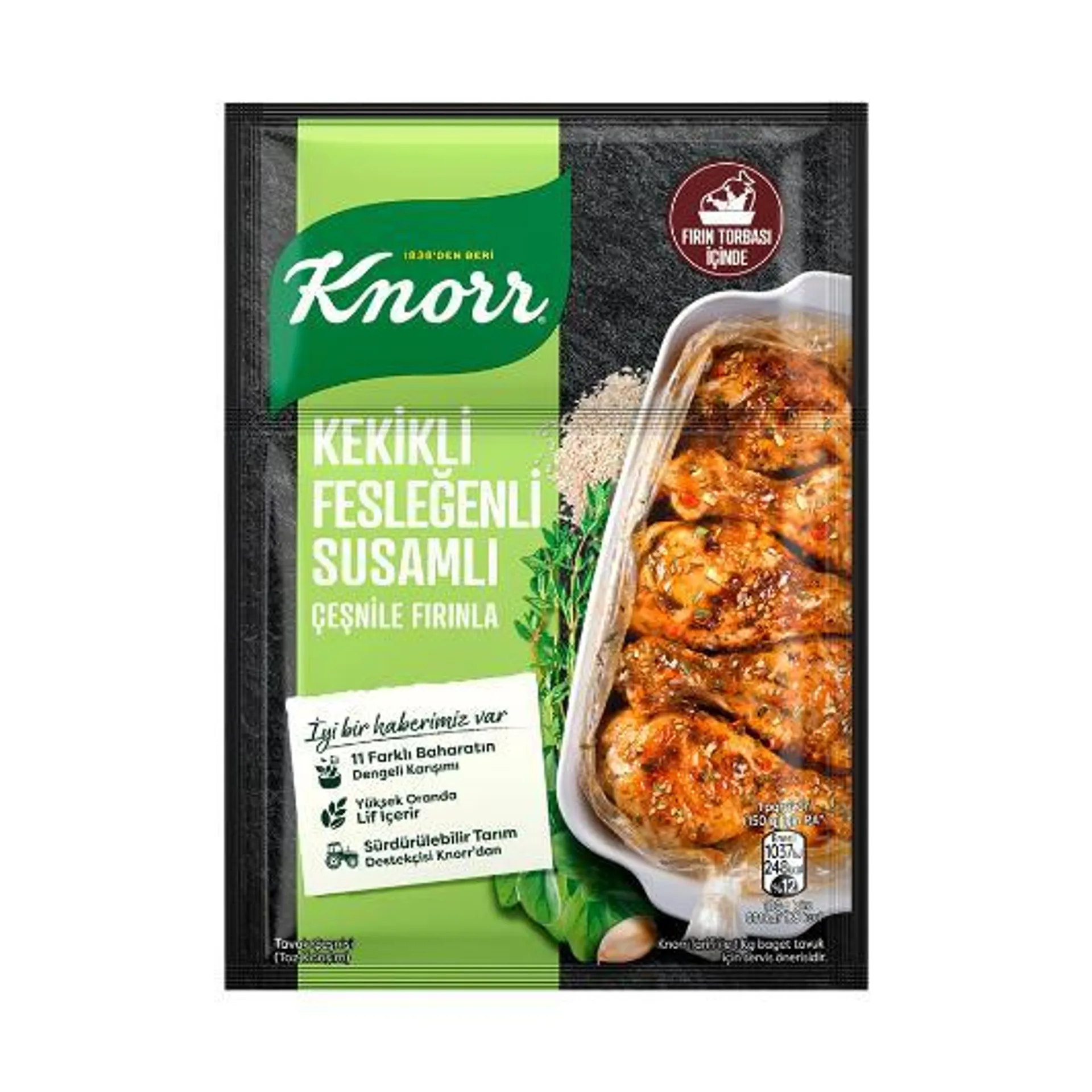 Knorr Harç Fırında Tavuk Kekikli Fesleğenli Susamlı 29 gr