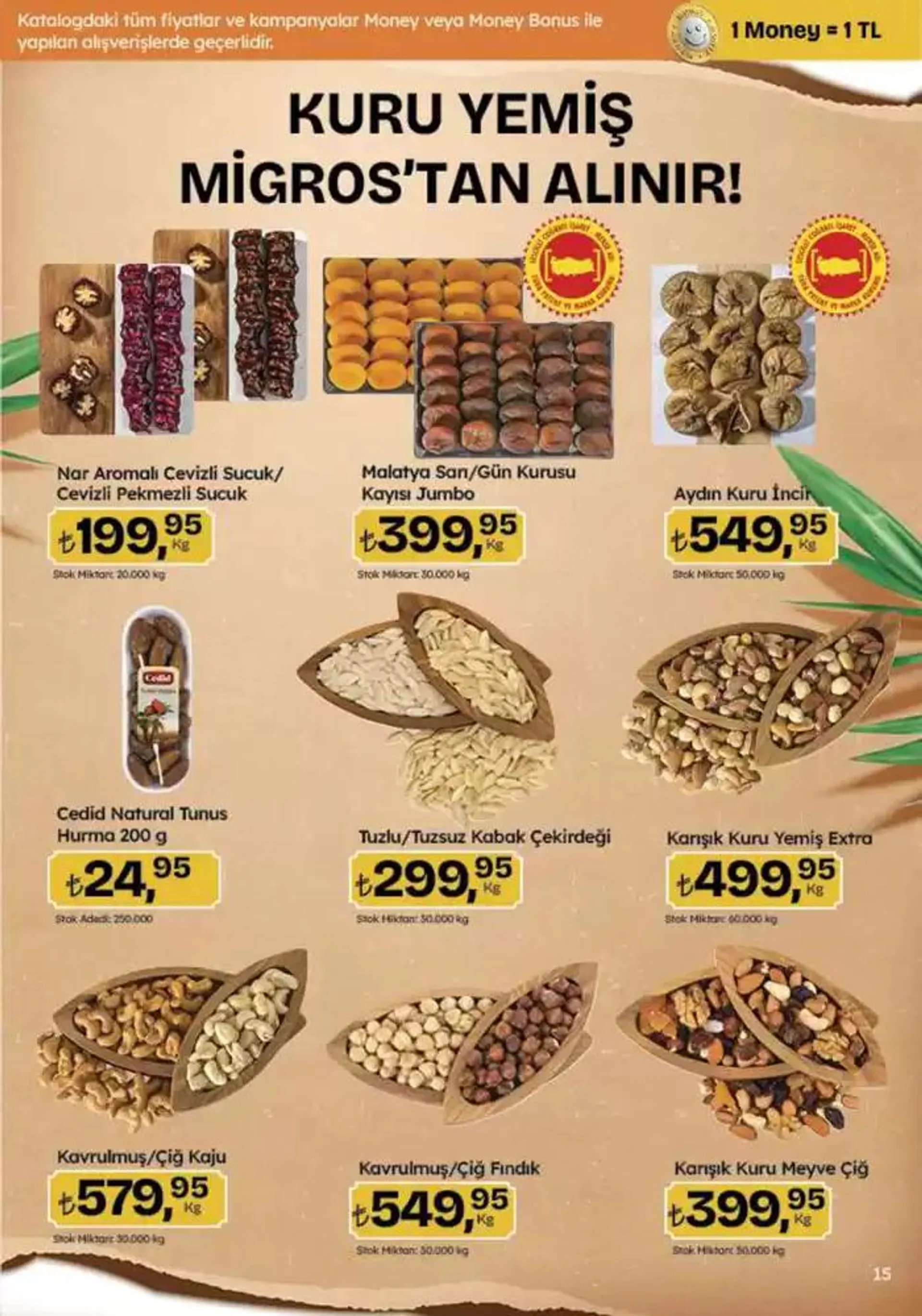 Katalog Migros katalog 26 Ekim - 9 Kasım 2024 - aktüel Sayfa 15