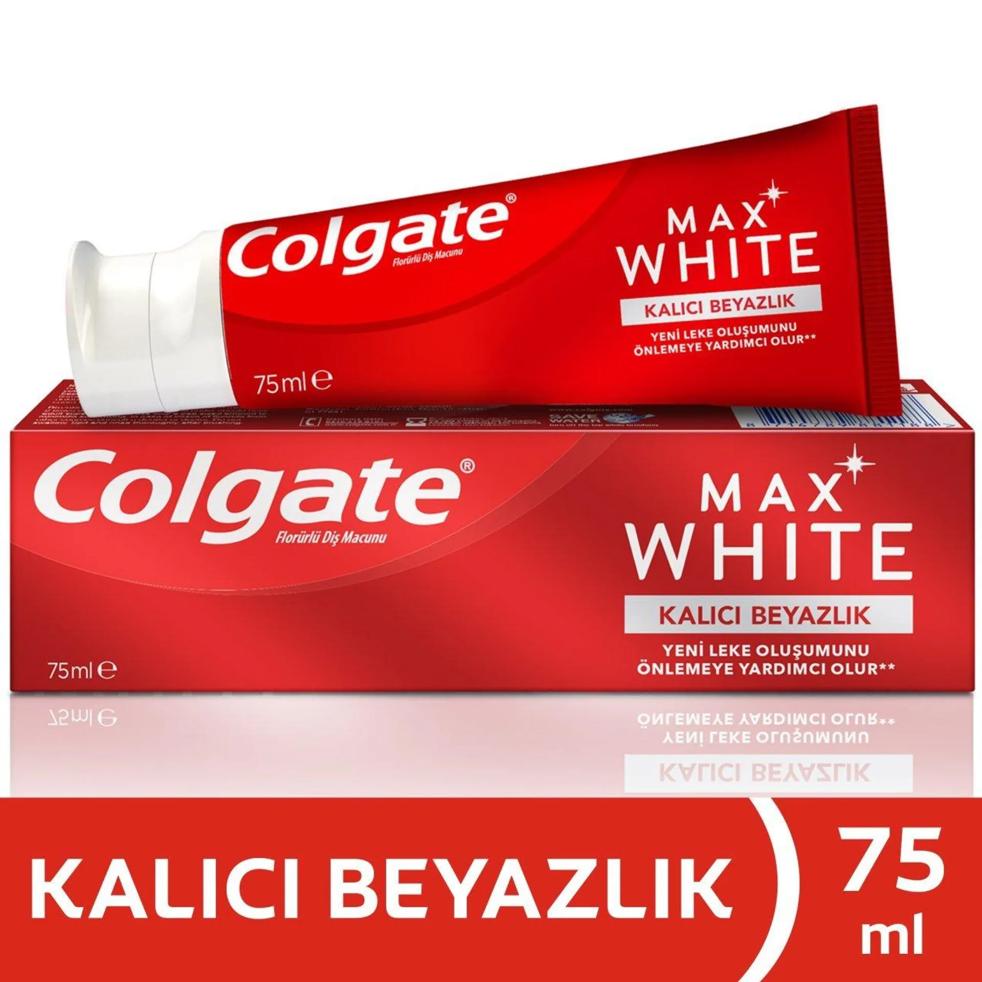 Colgate Max White Kalıcı Beyazlık Beyazlatıcı Diş Macunu 75 ml