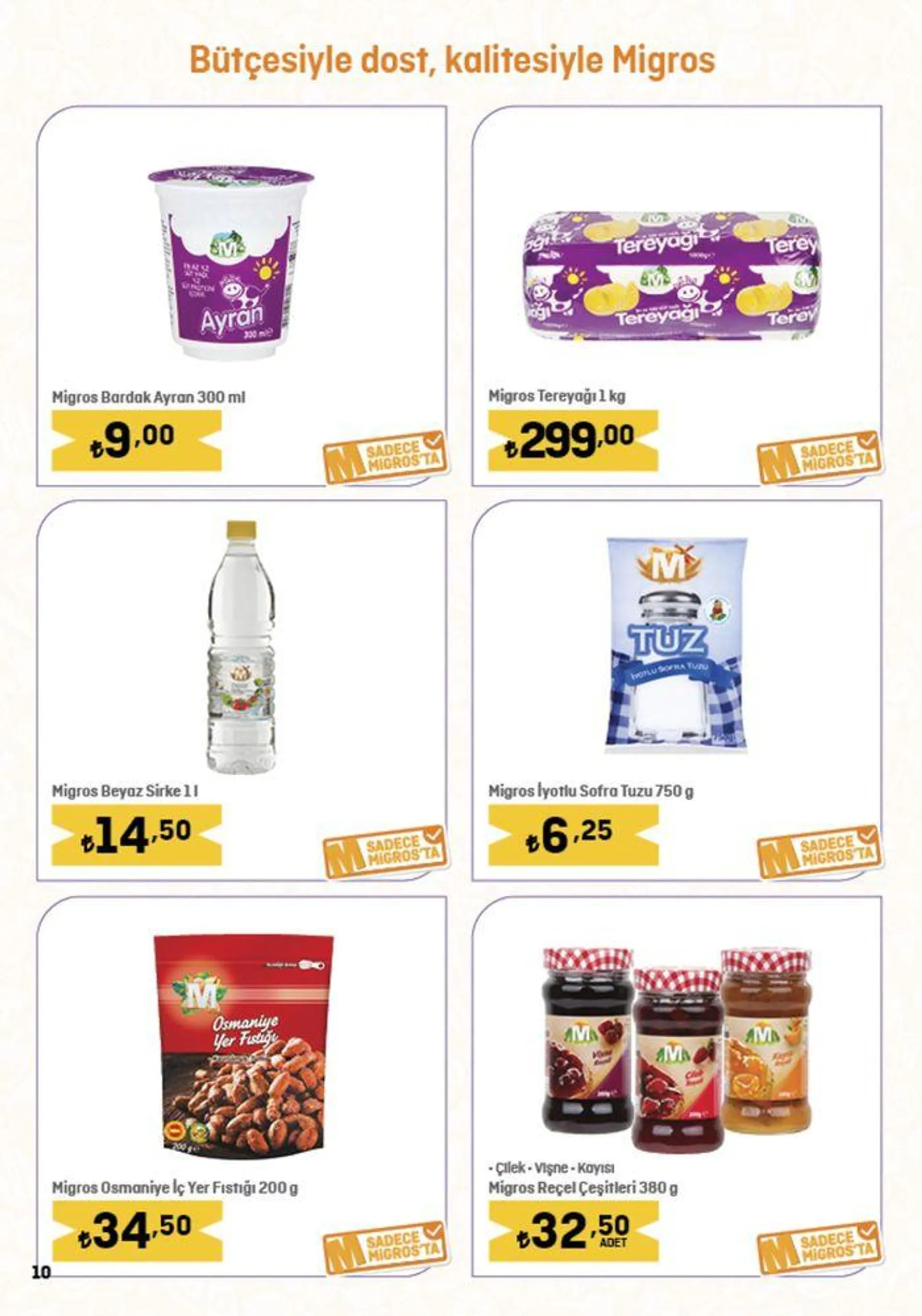 Katalog Migros katalog 5 Temmuz - 19 Temmuz 2024 - aktüel Sayfa 10