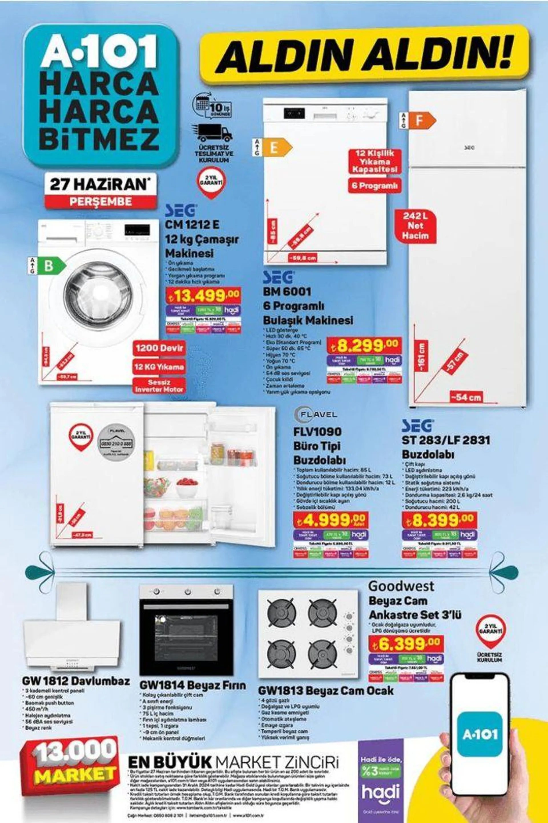 Katalog A101 27 Haziran Aldın Aldın Kataloğu 27 Haziran - 11 Temmuz 2024 - aktüel Sayfa 12