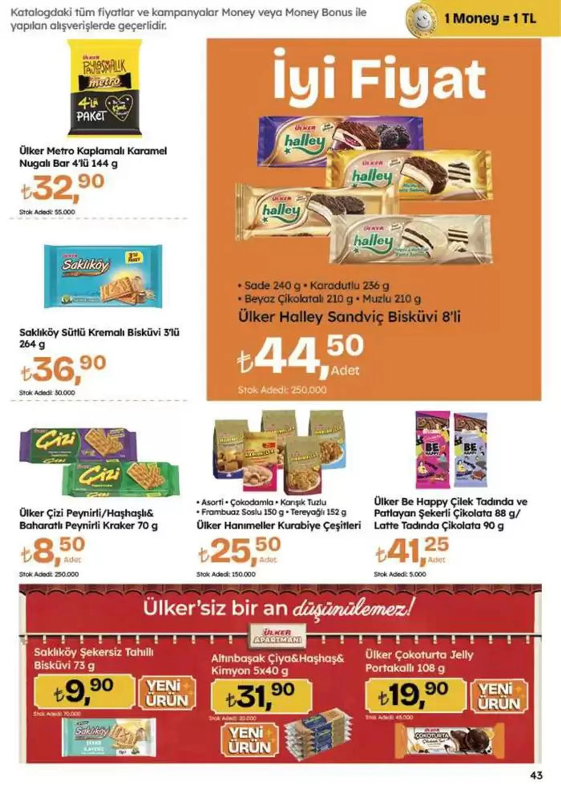 Katalog Migros katalog 26 Ekim - 9 Kasım 2024 - aktüel Sayfa 43