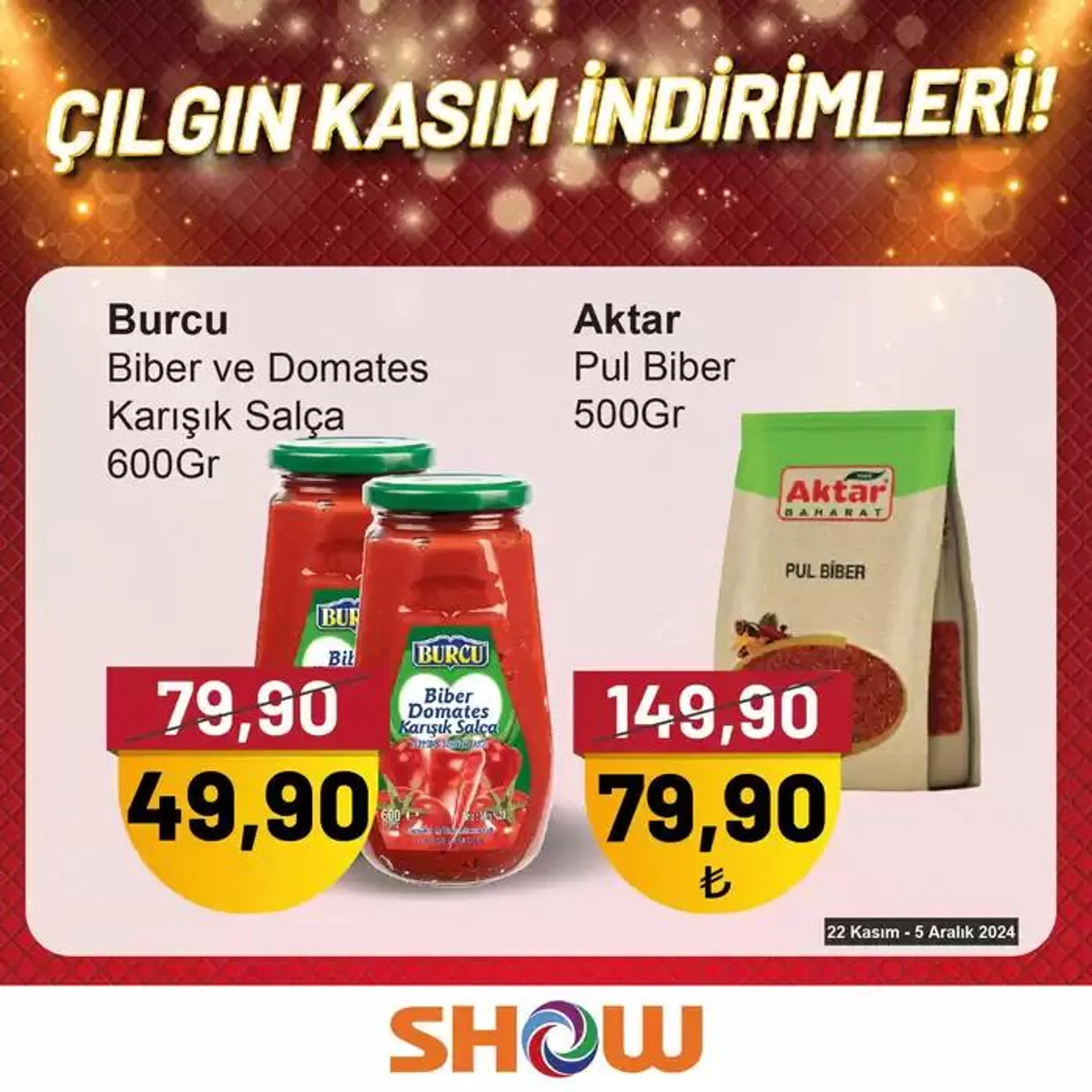 Katalog Show Market katalog 26 Kasım - 10 Aralık 2024 - aktüel Sayfa 5