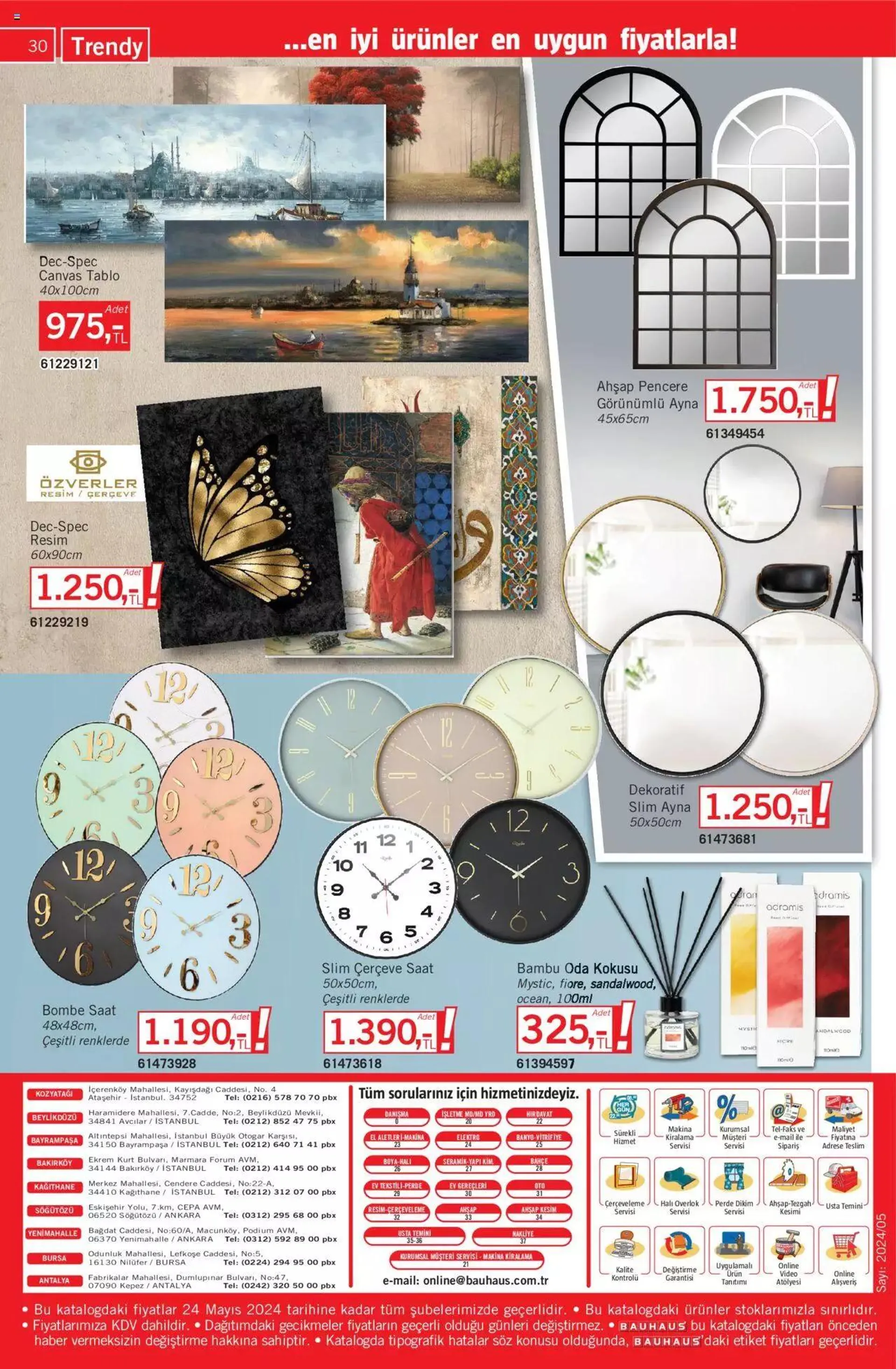 Katalog Bauhaus Katalog 29 Nisan - 31 Aralık 2024 - aktüel Sayfa 30