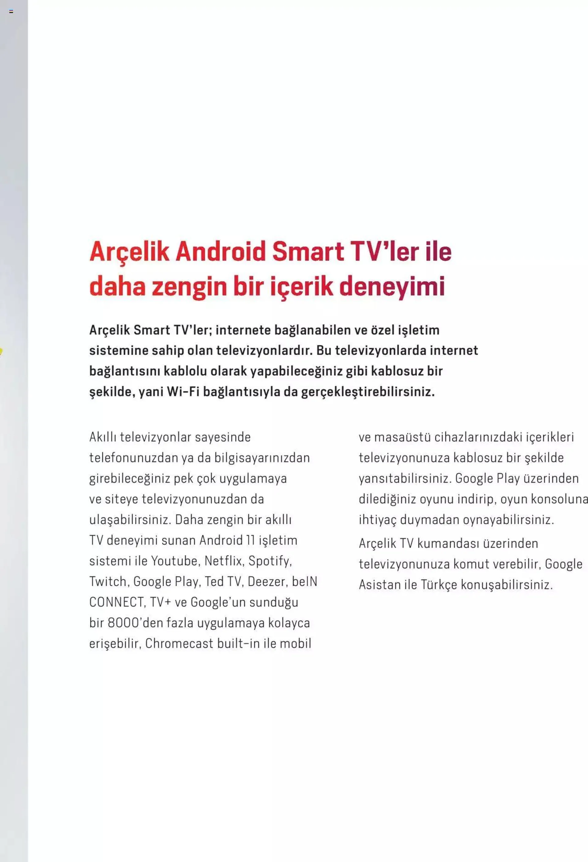 Katalog Arçelik Katalog - TV Ürün Gamı 1 Eylül - 31 Aralık 2024 - aktüel Sayfa 13