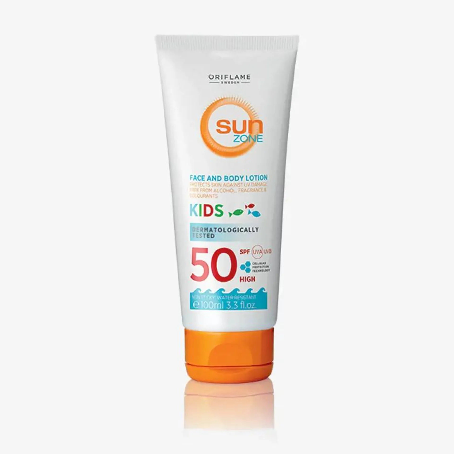 Sun Zone Çocuklar için SPF 50 Yüksek Korumalı Yüz ve Vücut Güneş Losyonu