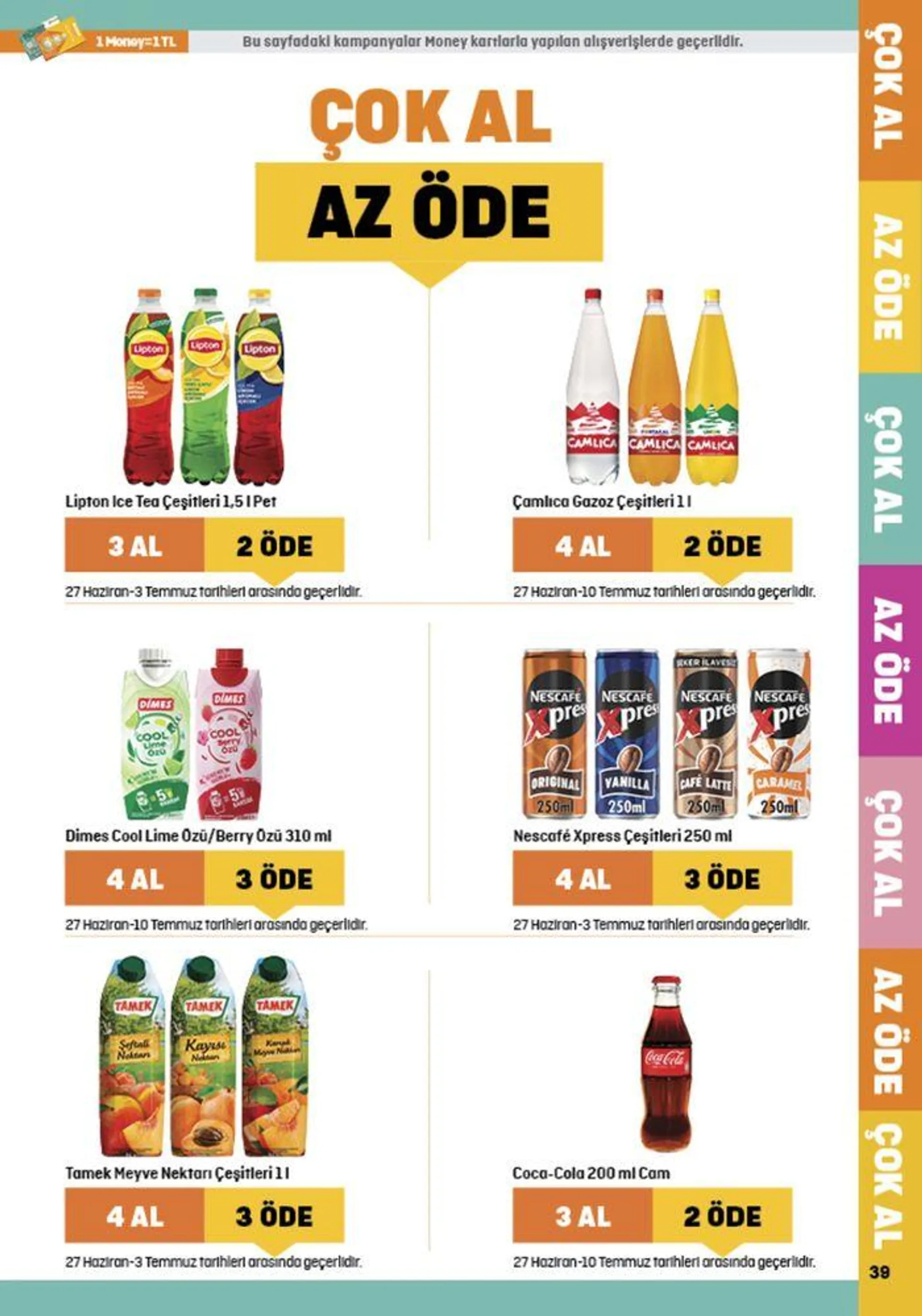 Katalog Migros katalog 5 Temmuz - 19 Temmuz 2024 - aktüel Sayfa 39