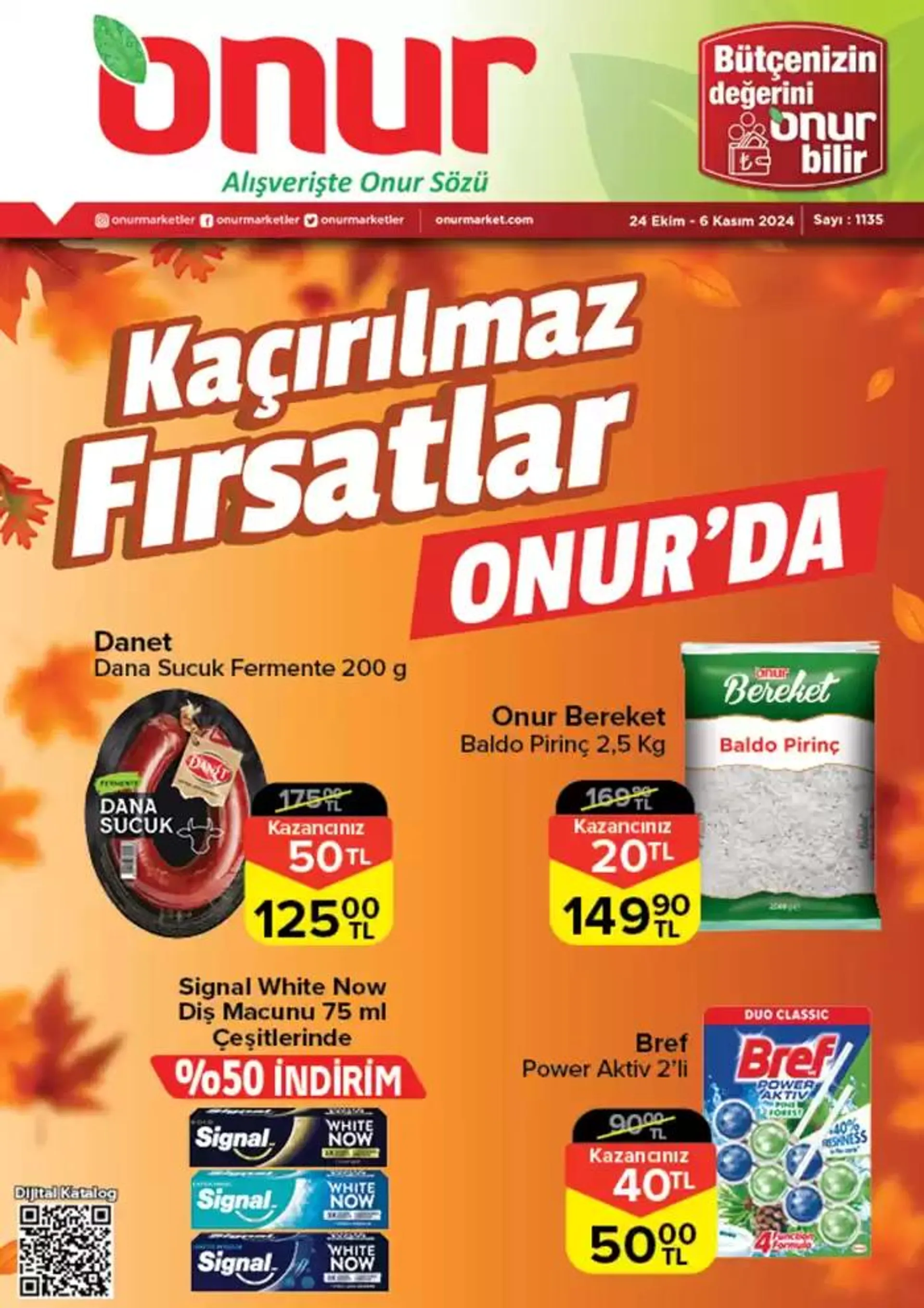 Katalog Sizin için en iyi tekliflerimiz 24 Ekim - 6 Kasım 2024 - aktüel Sayfa 1