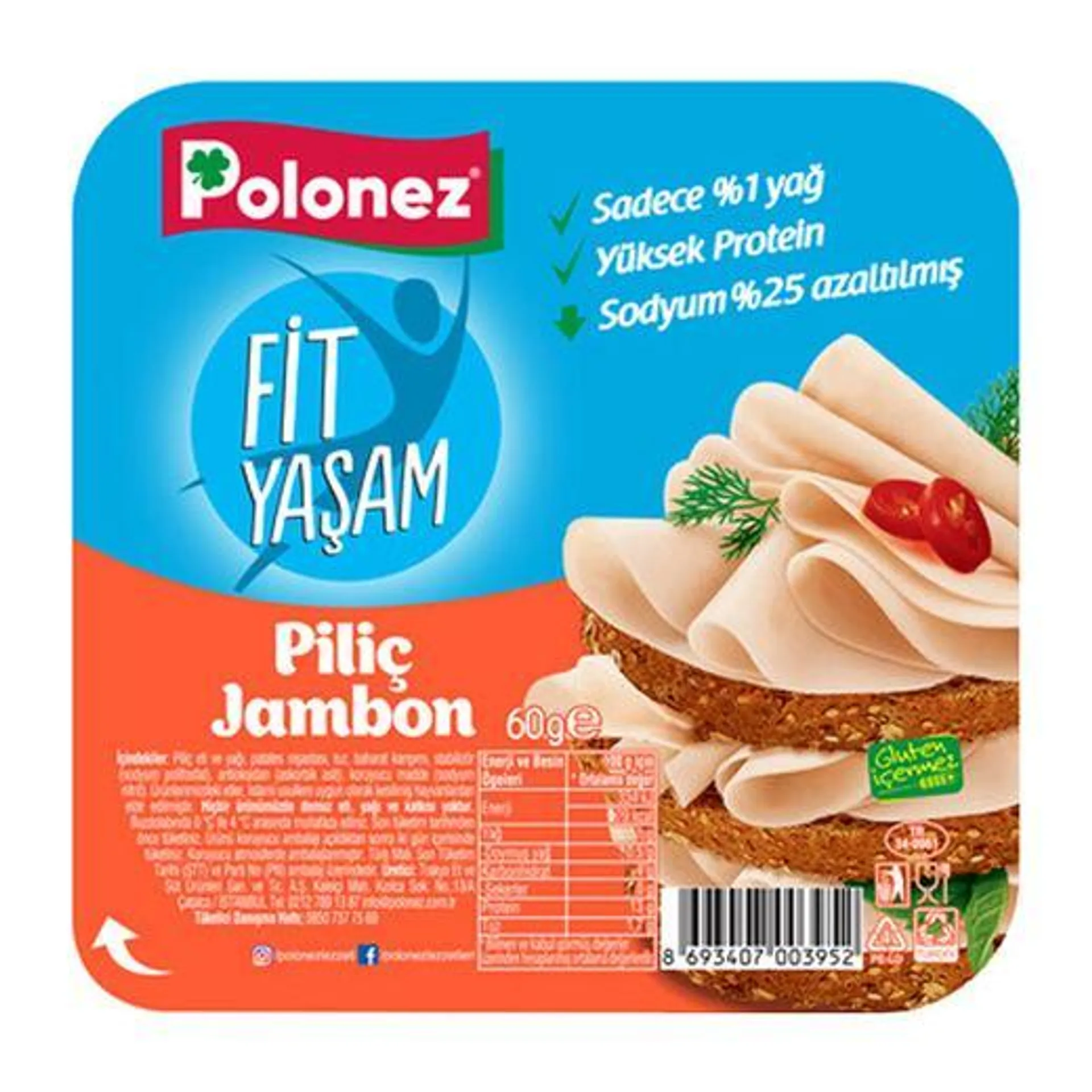 Polonez Piliç Jambon 60 gr