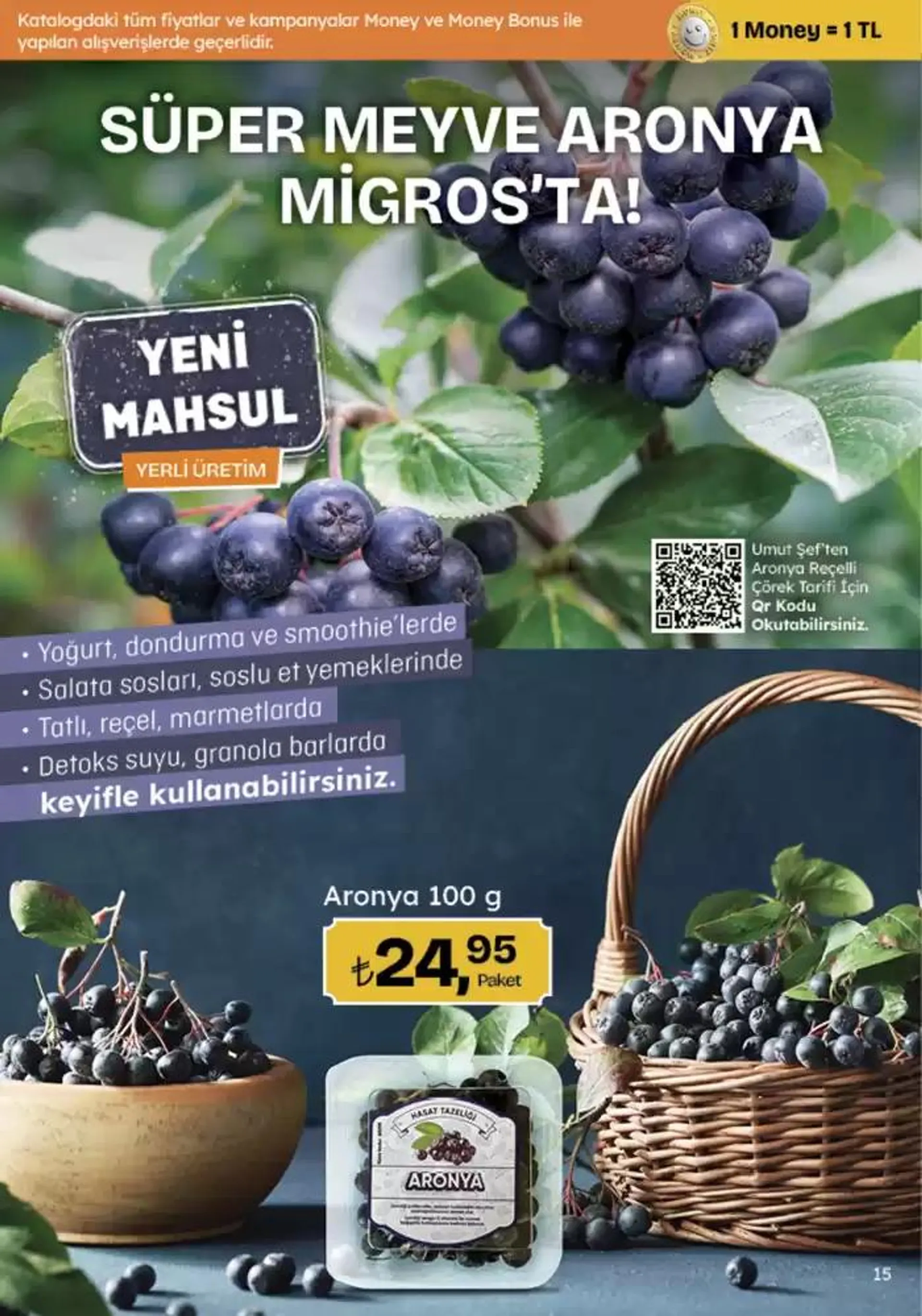 Katalog Migros katalog 10 Ekim - 23 Ekim 2024 - aktüel Sayfa 15