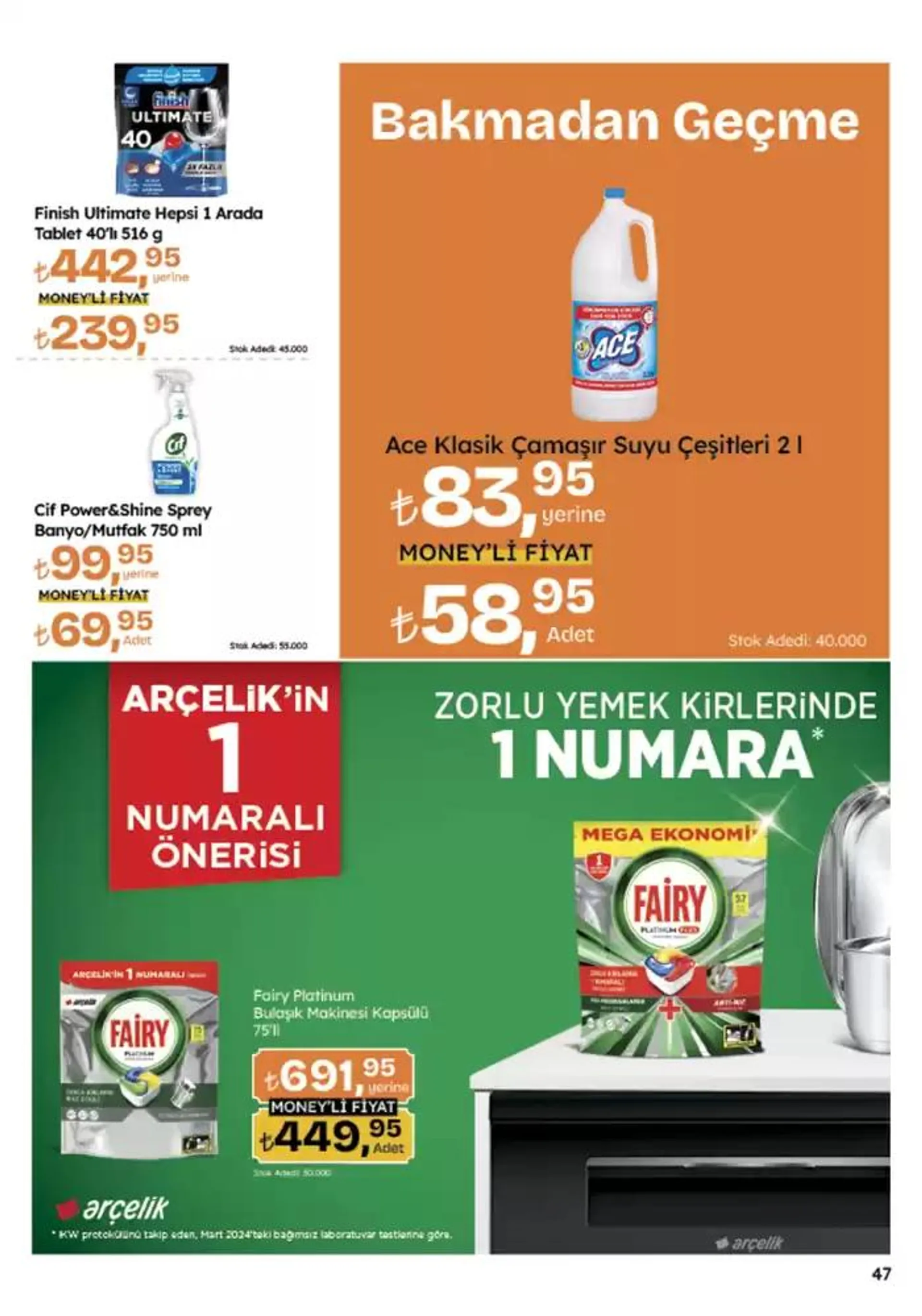 Katalog Migros katalog 7 Kasım - 20 Kasım 2024 - aktüel Sayfa 47