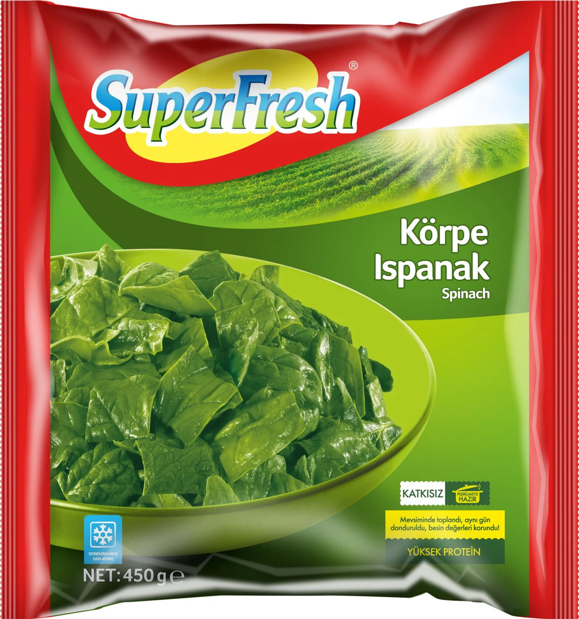 Superfresh Ispanak 450 G