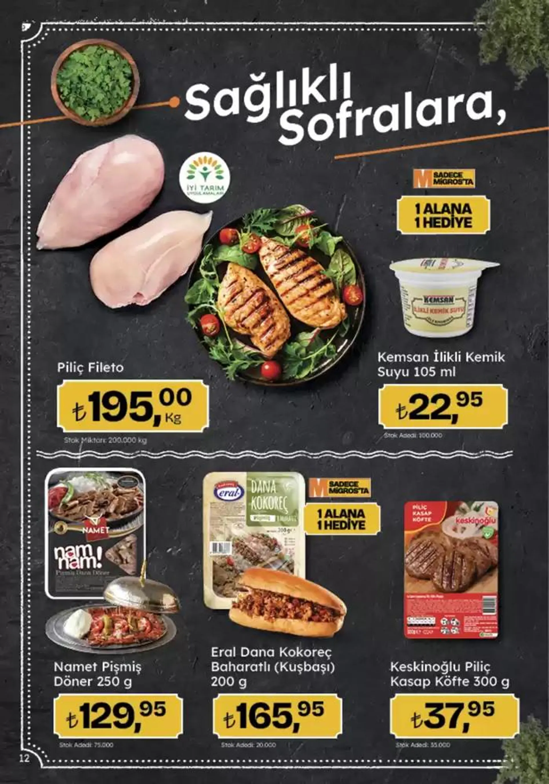 Katalog Migros katalog 10 Ekim - 23 Ekim 2024 - aktüel Sayfa 12