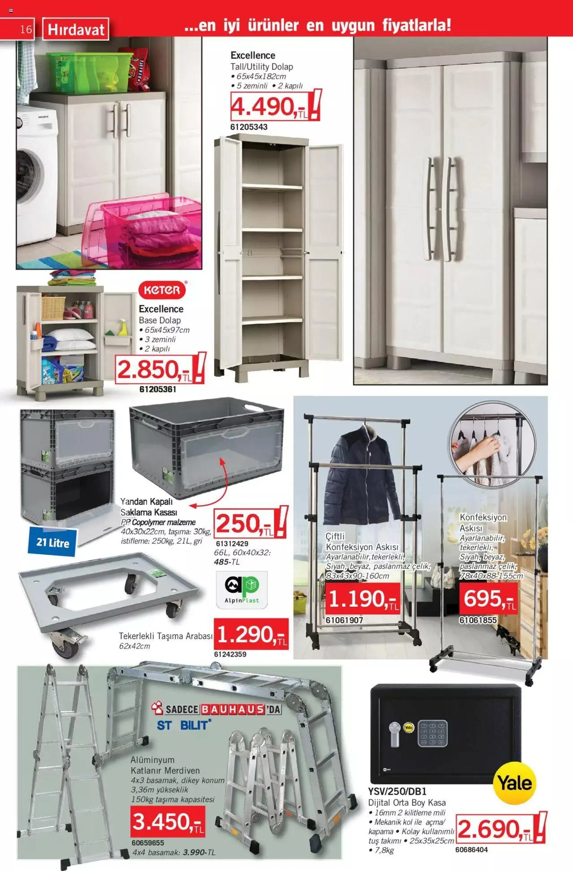 Katalog Bauhaus Katalog 29 Nisan - 31 Aralık 2024 - aktüel Sayfa 16