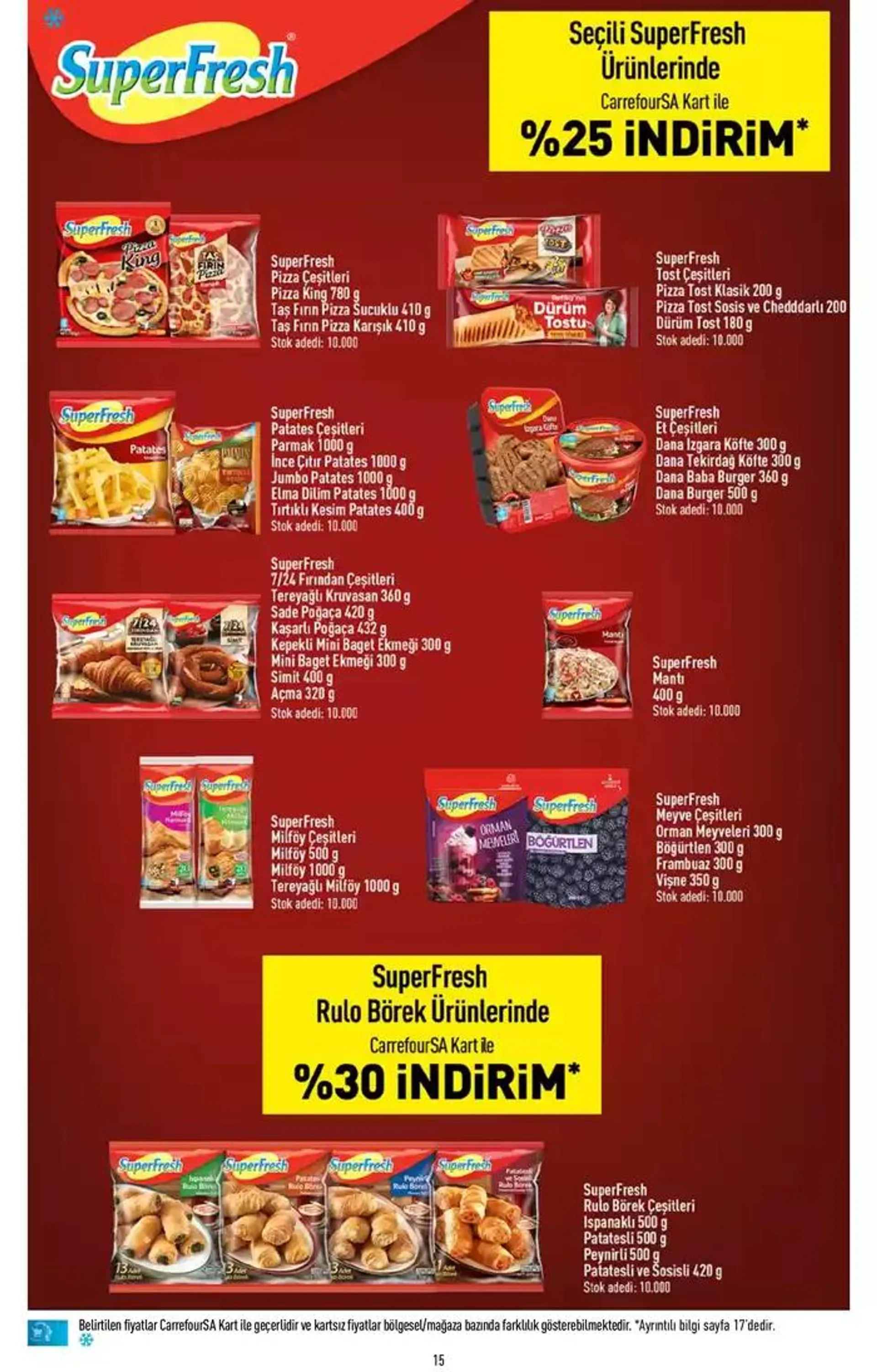 Katalog Carrefour Katalog 24 Ekim - 6 Kasım 21 Ekim - 27 Ekim 2024 - aktüel Sayfa 15