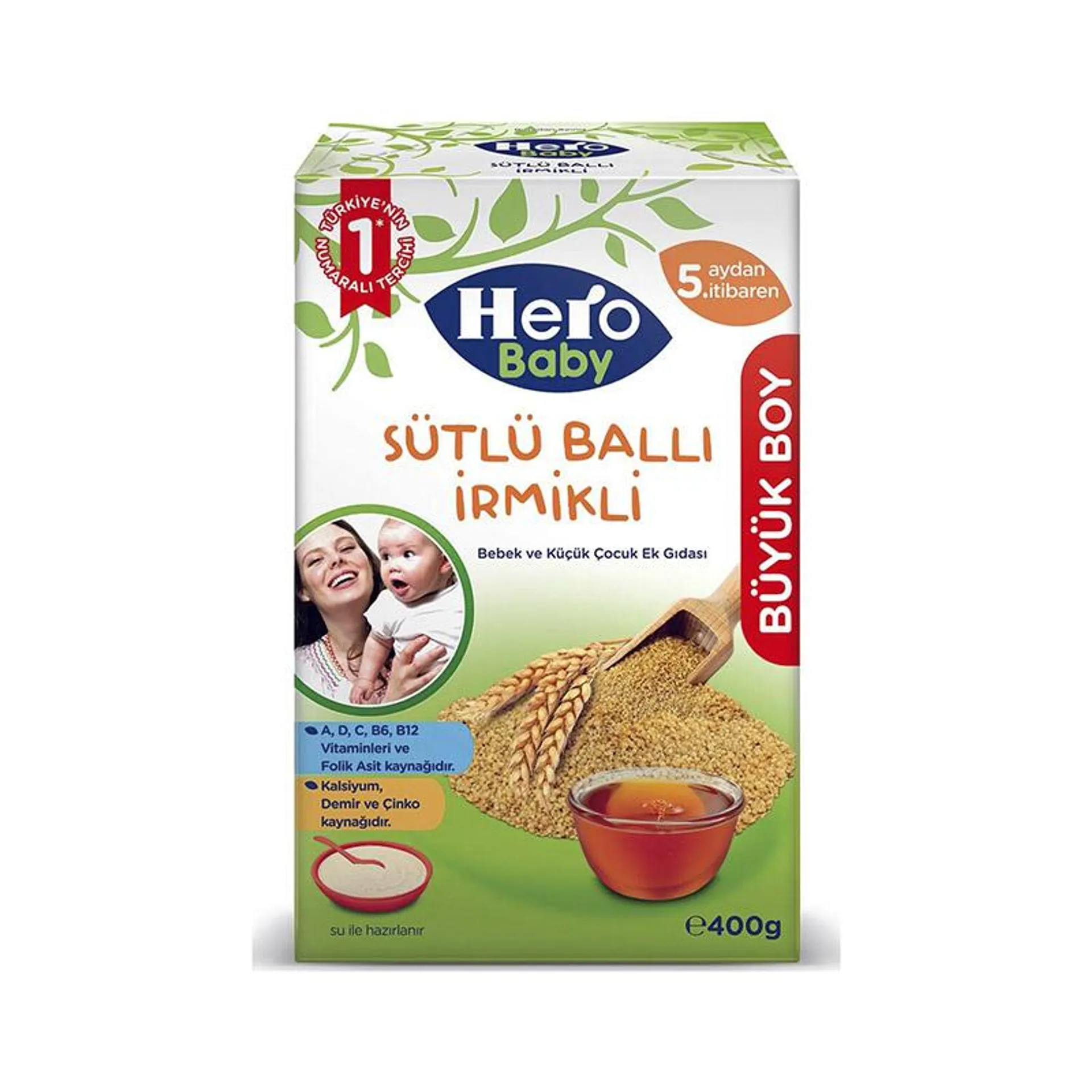 Hero Baby 400 Gr Sütlü Ballı İrmikli 5992-03