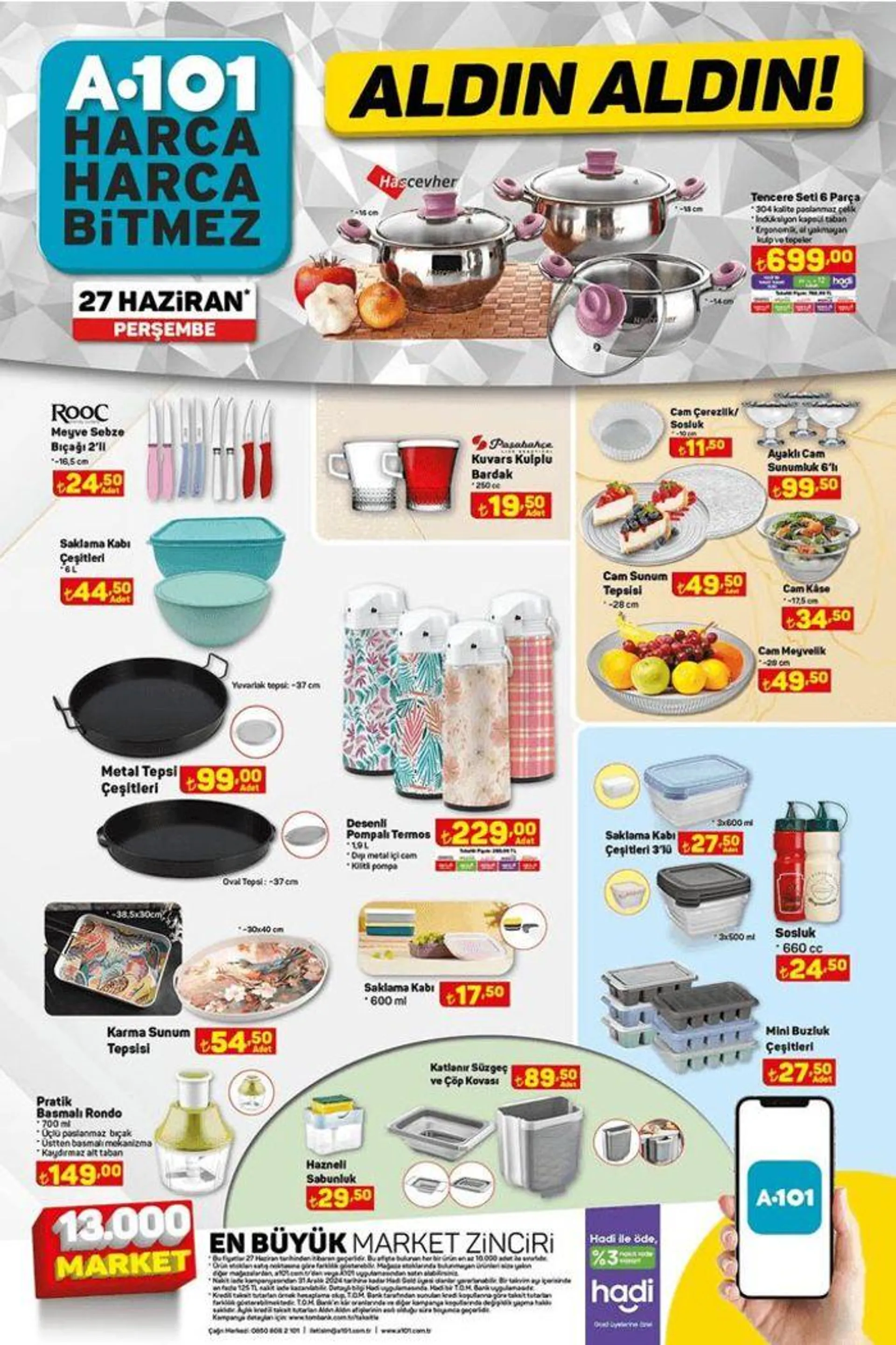 Katalog A101 27 Haziran Aldın Aldın Kataloğu 27 Haziran - 11 Temmuz 2024 - aktüel Sayfa 16