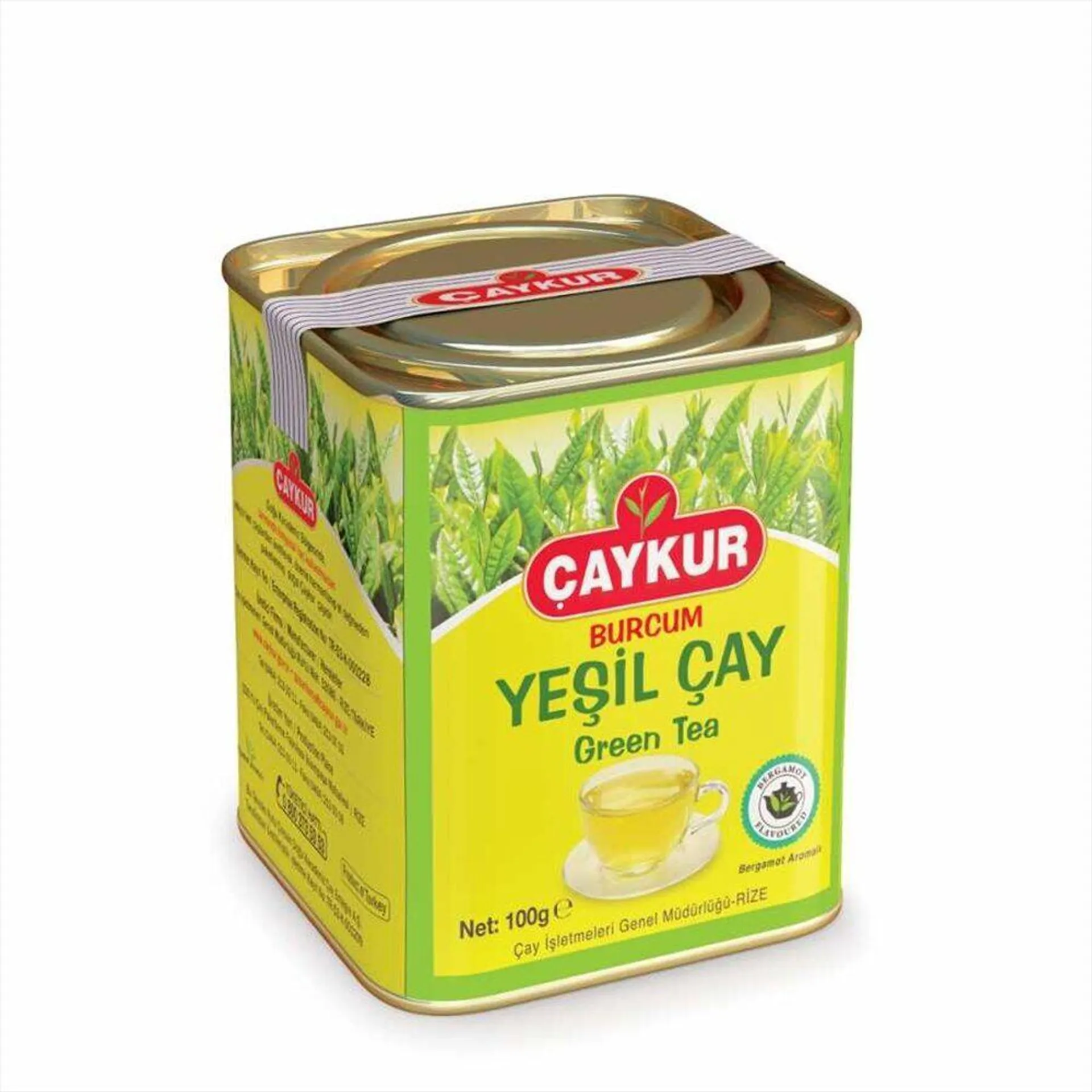 Çaykur Burcum Yeşil Çay Teneke 100 g