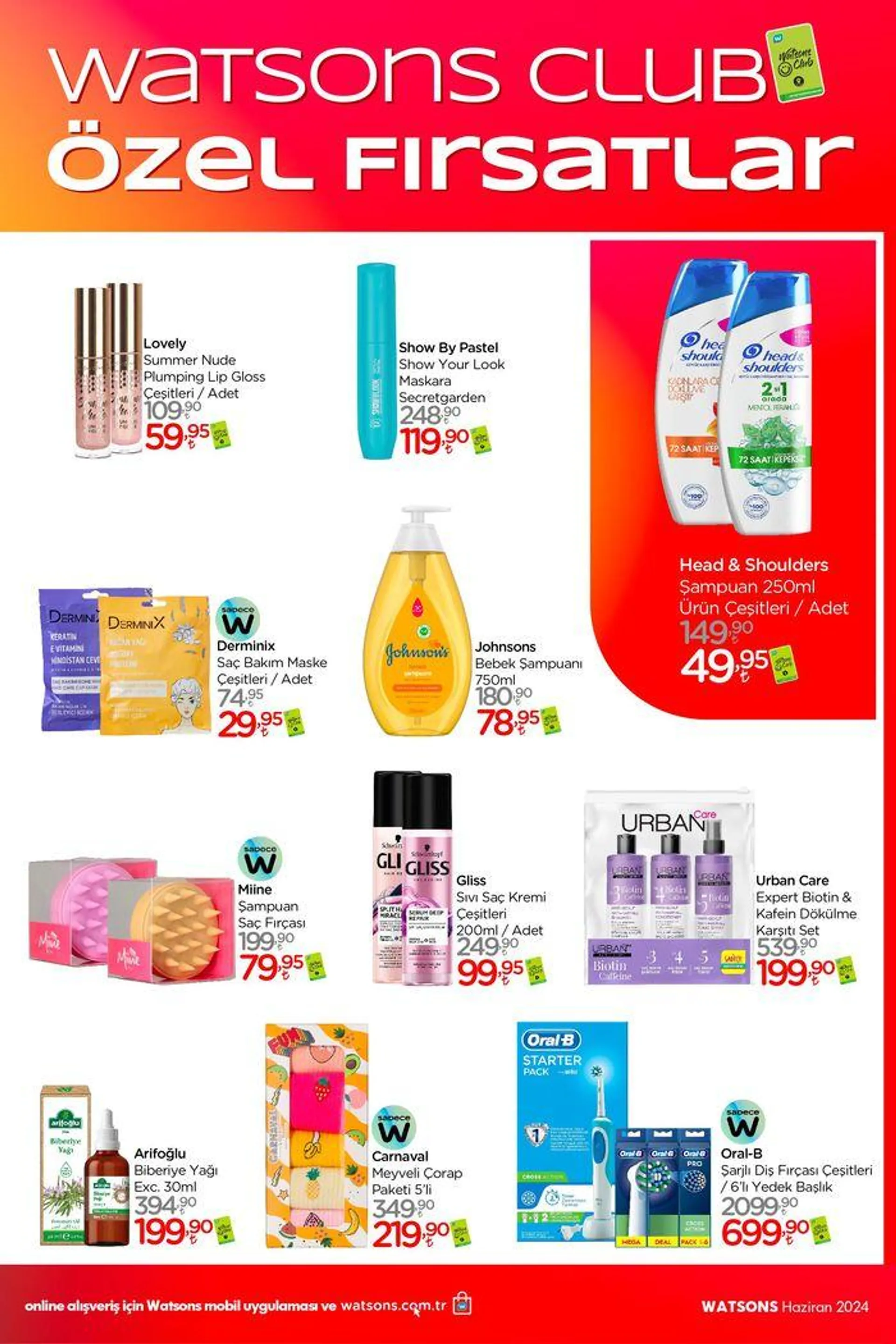 Katalog Watsons - Watsons Haziran Kataloğu 2024 18 Haziran - 2 Temmuz 2024 - aktüel Sayfa 3