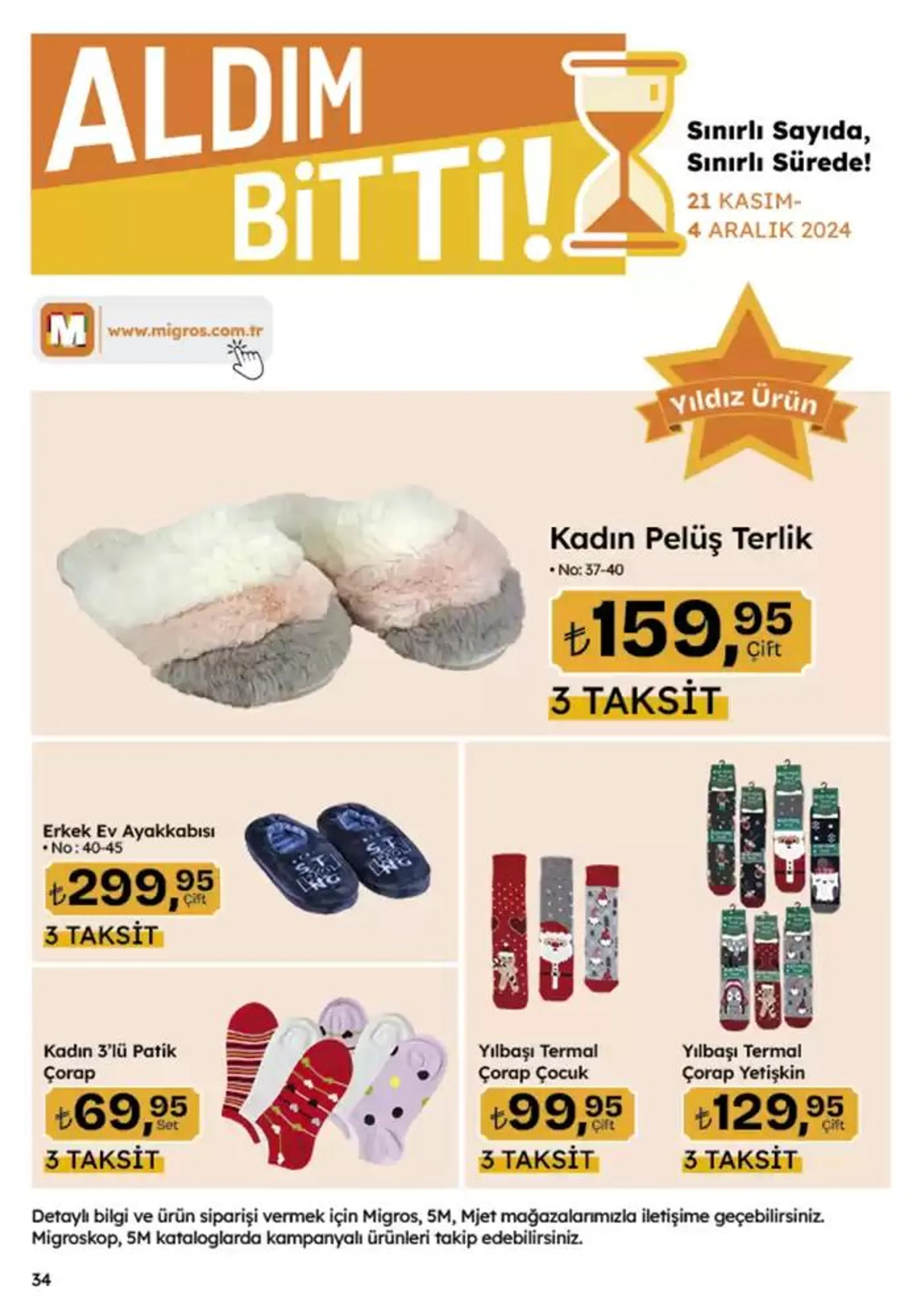 Katalog Migros katalog 21 Kasım - 4 Aralık 2024 - aktüel Sayfa 105