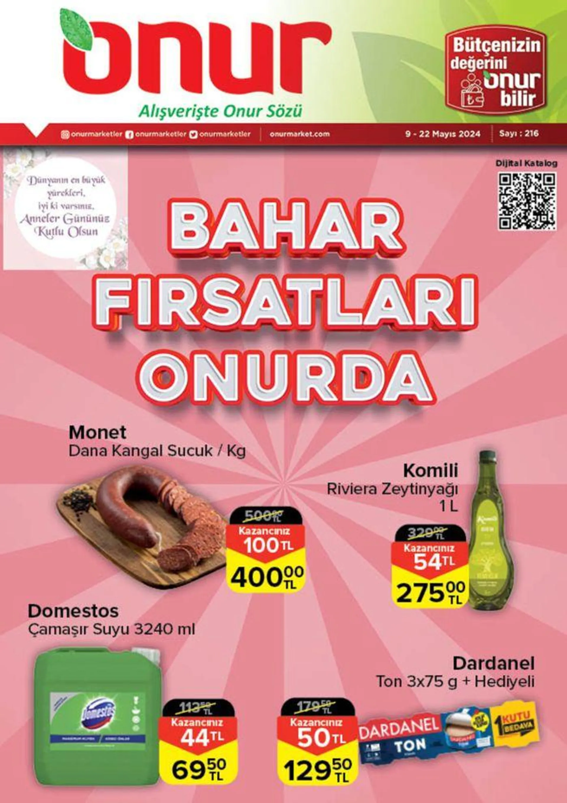 Onur Market BAHAR FIRSATLAR ONURDA - 1