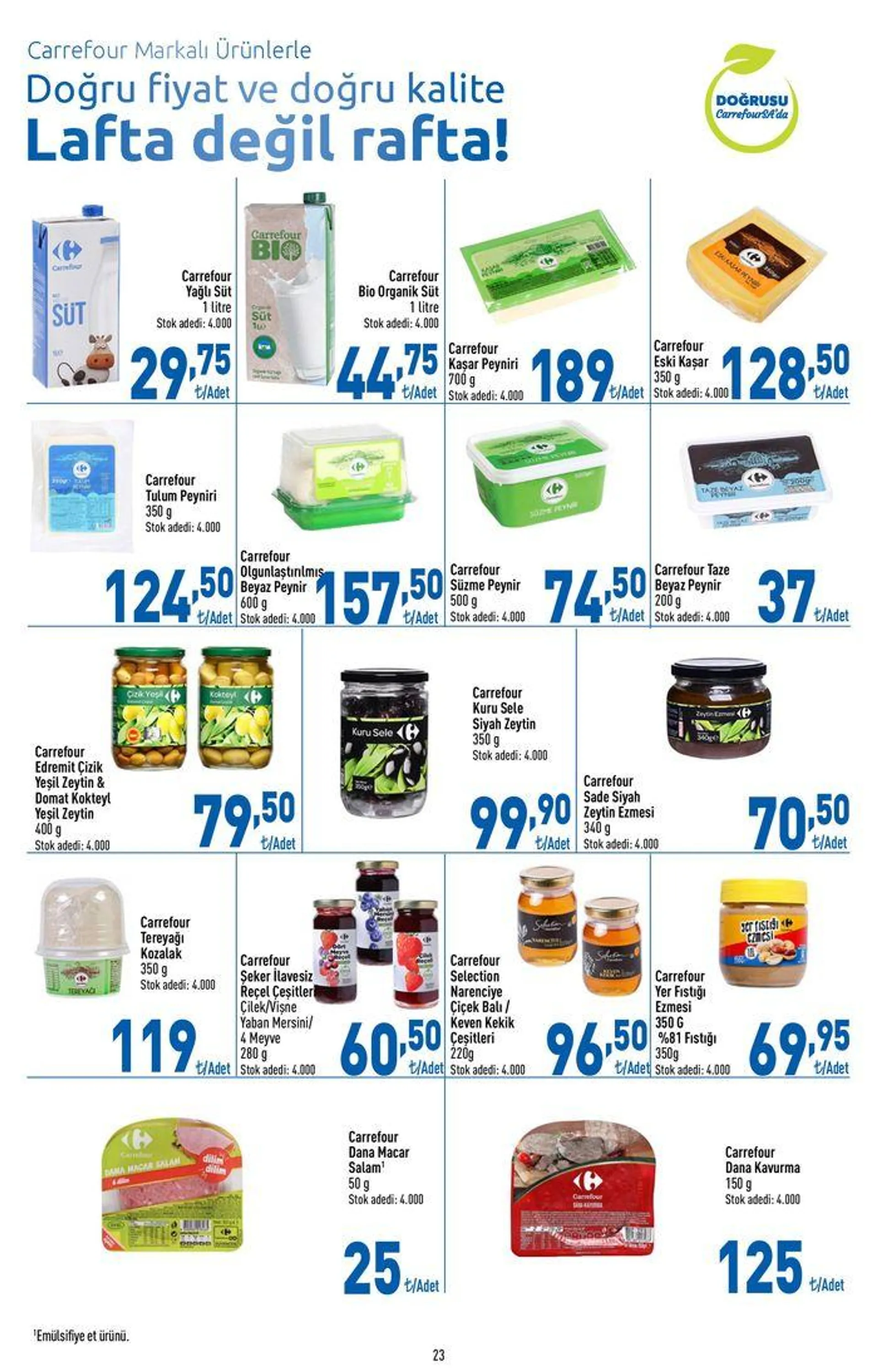 Katalog Carrefour Katalog 20 Haziran - 3 Temmuz 20 Haziran - 24 Haziran 2024 - aktüel Sayfa 23