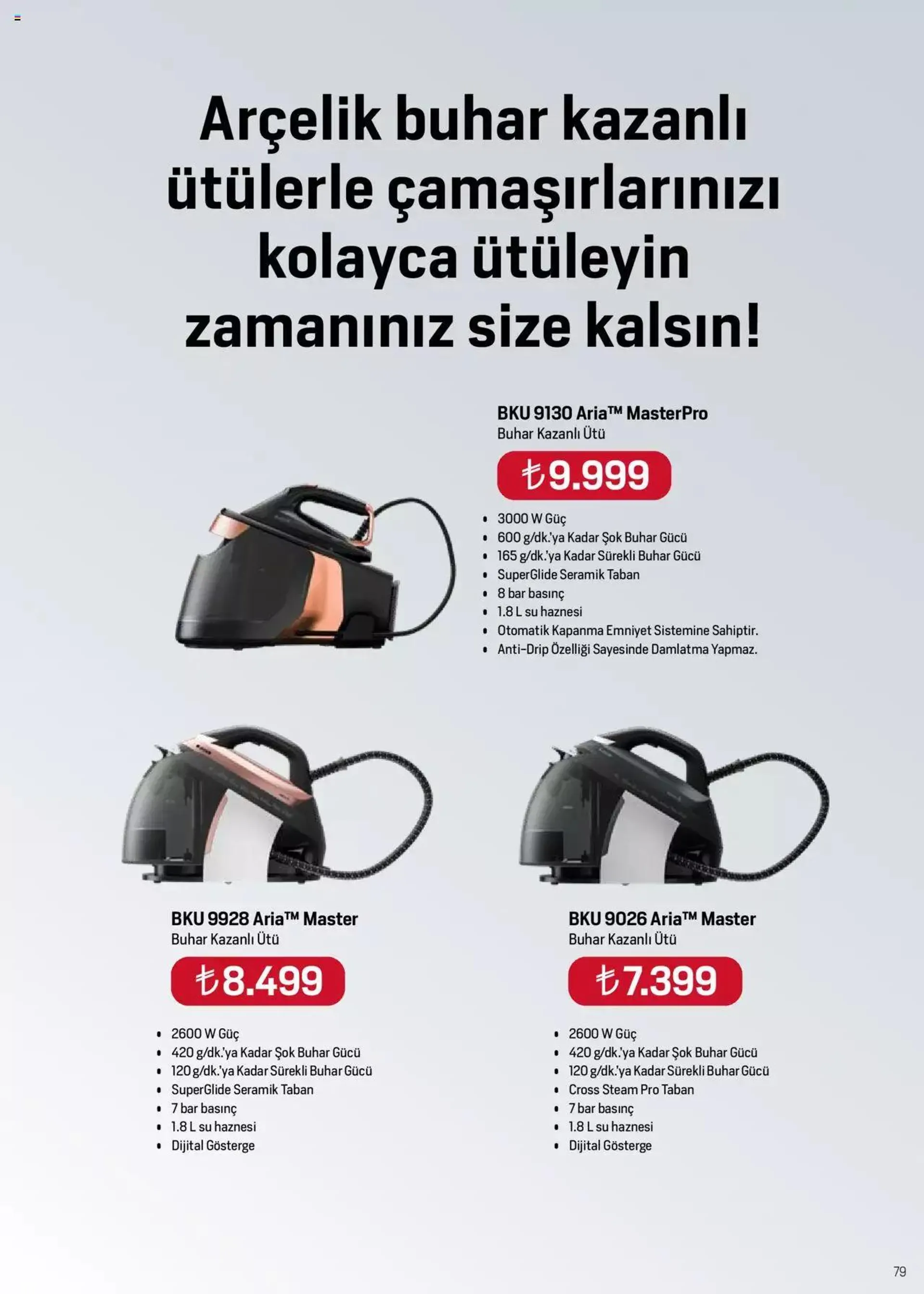 Katalog Arçelik Genel Kataloğu 16 Mayıs - 31 Aralık 2024 - aktüel Sayfa 79