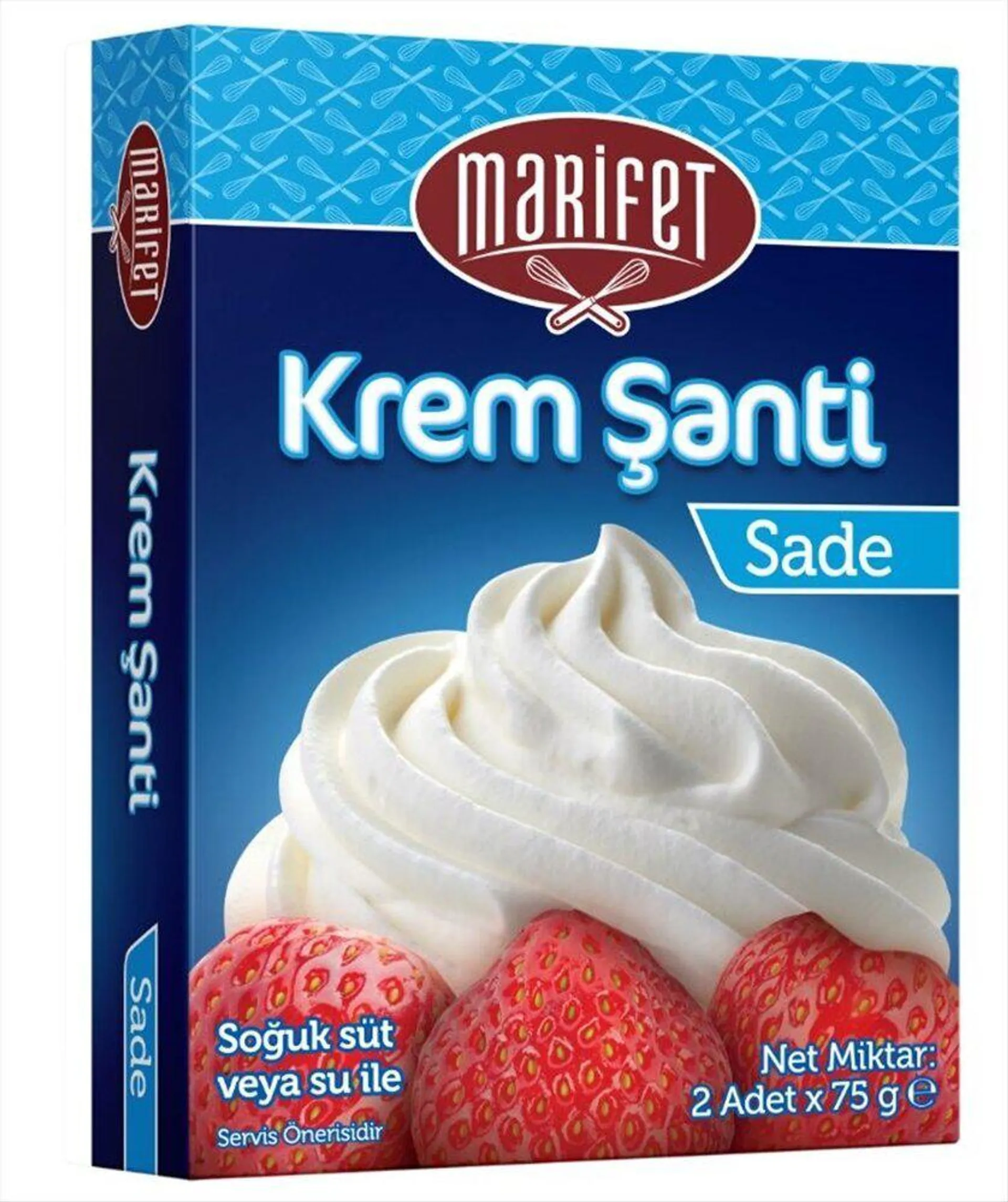 Marifet Sade Krem Şanti 2x75 g