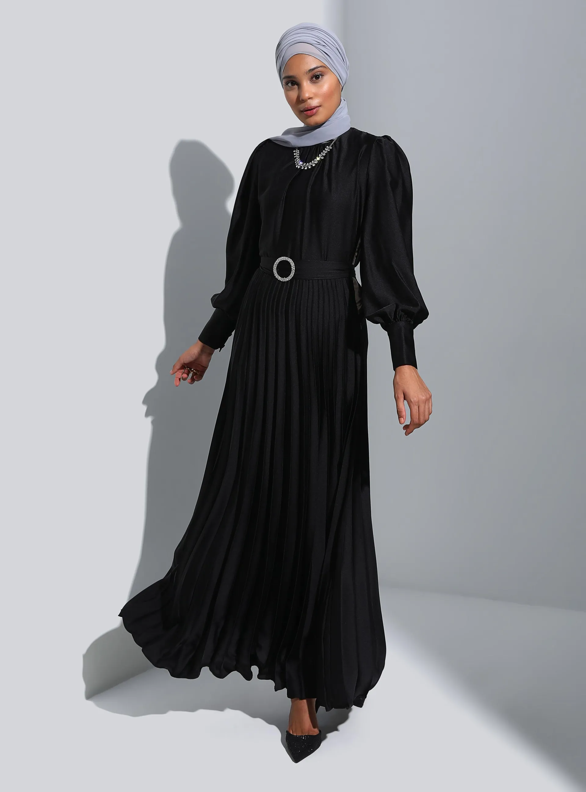 Black - Modest Evening Dress