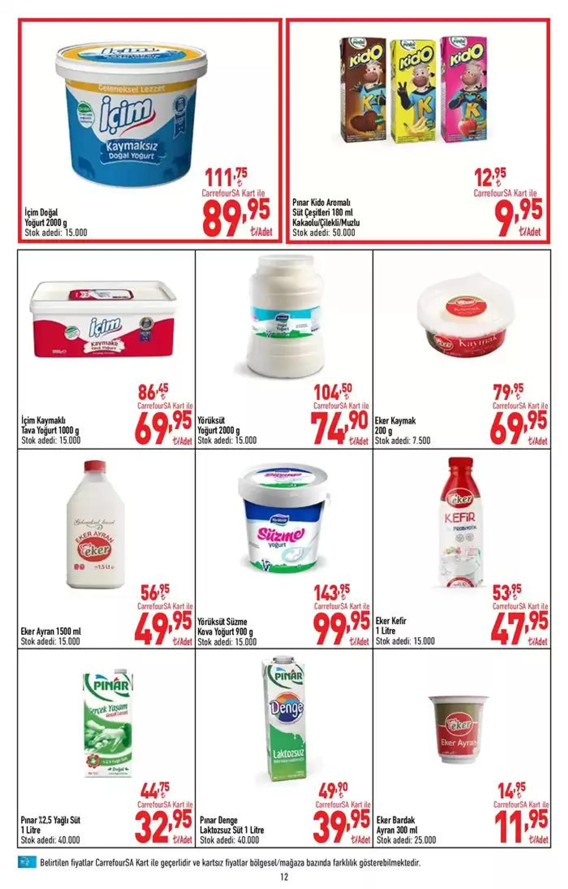 Katalog Carrefour Katalog 24 Ekim - 6 Kasım 21 Ekim - 27 Ekim 2024 - aktüel Sayfa 12