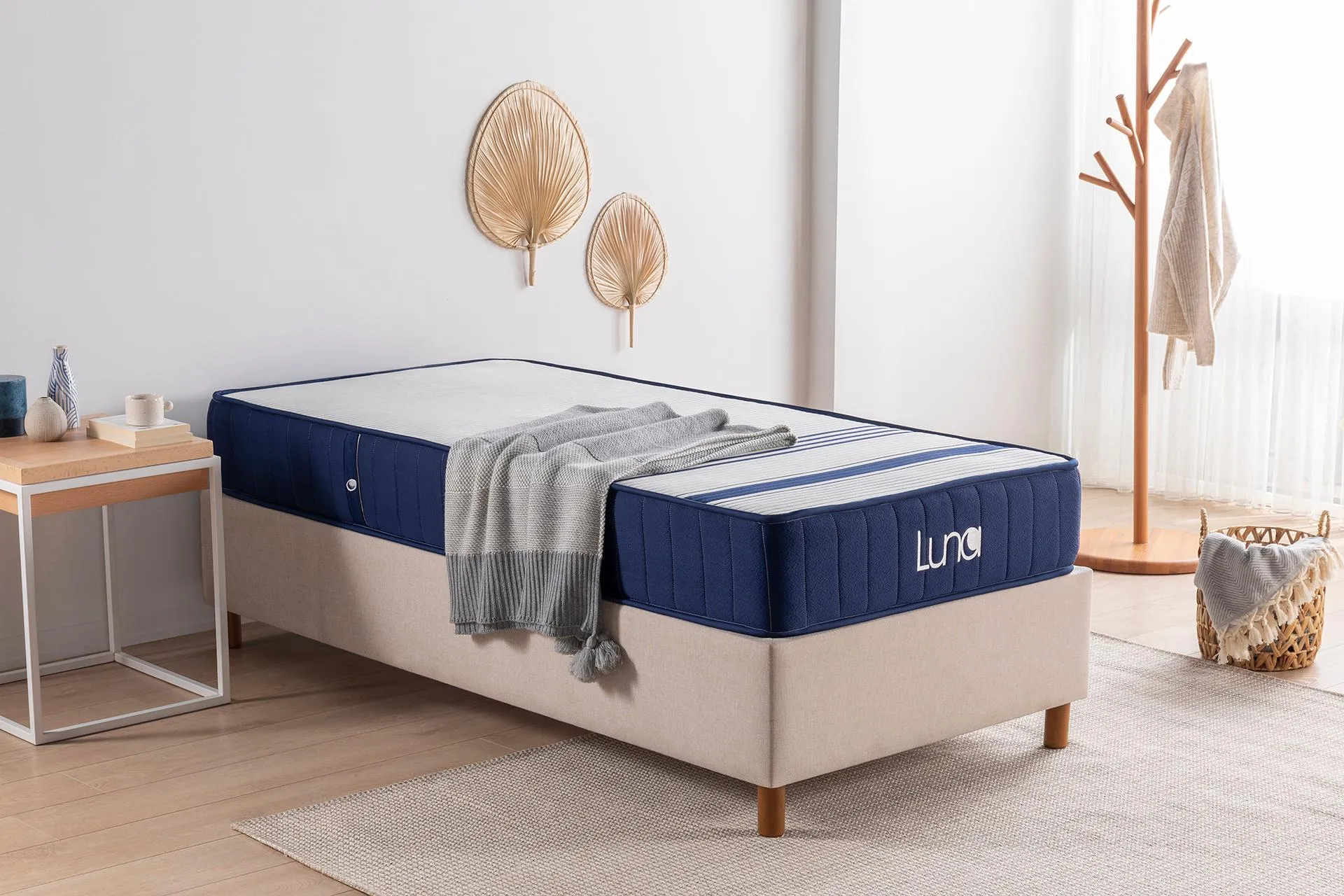 LUNA NOTTE PLUS TEK KİŞİLİK YATAK, 90X190 (BY3-316) by Luna Bedding