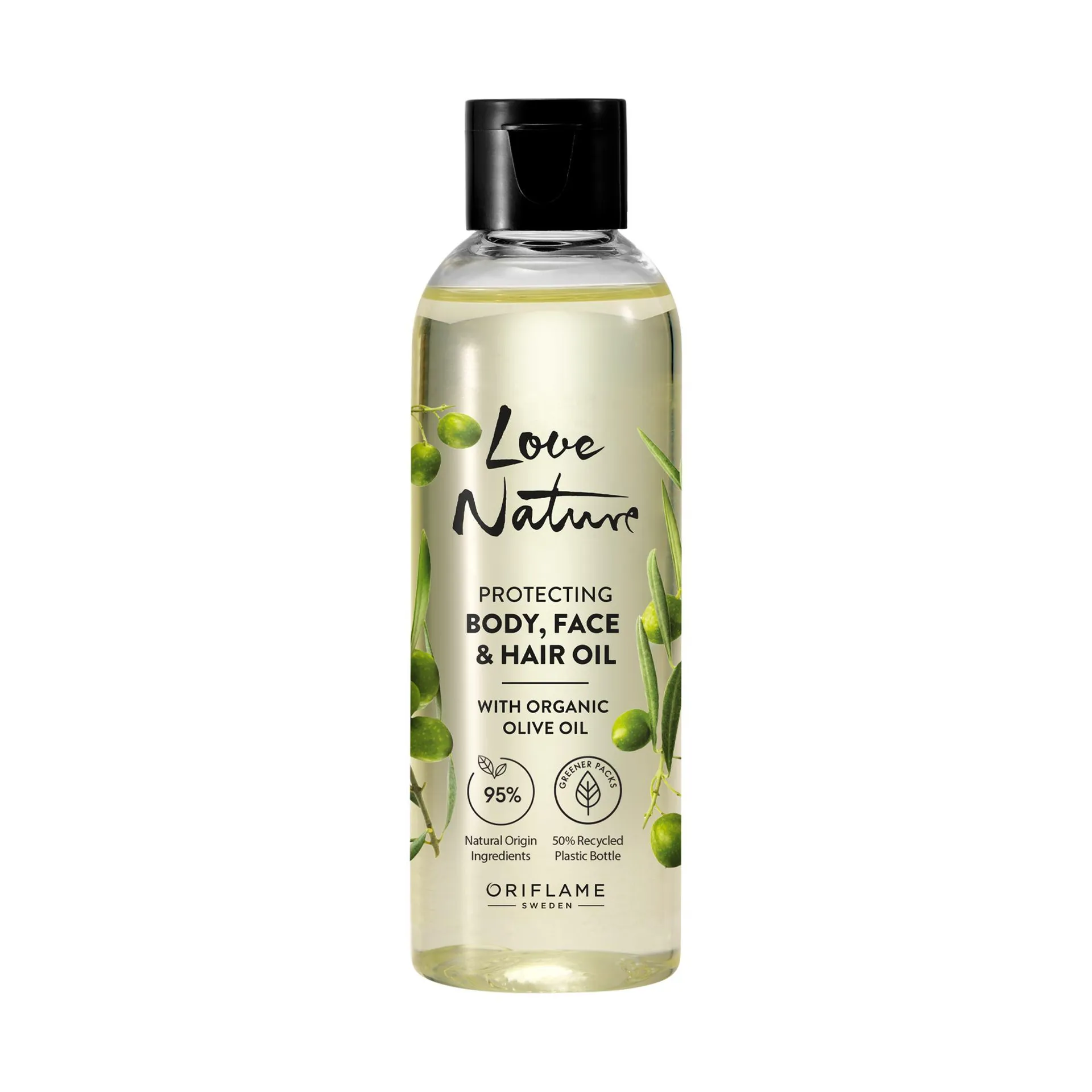 Aceite Protector para Cuerpo, Rostro y Cabello con Aceite de Oliva Orgánico Love Nature