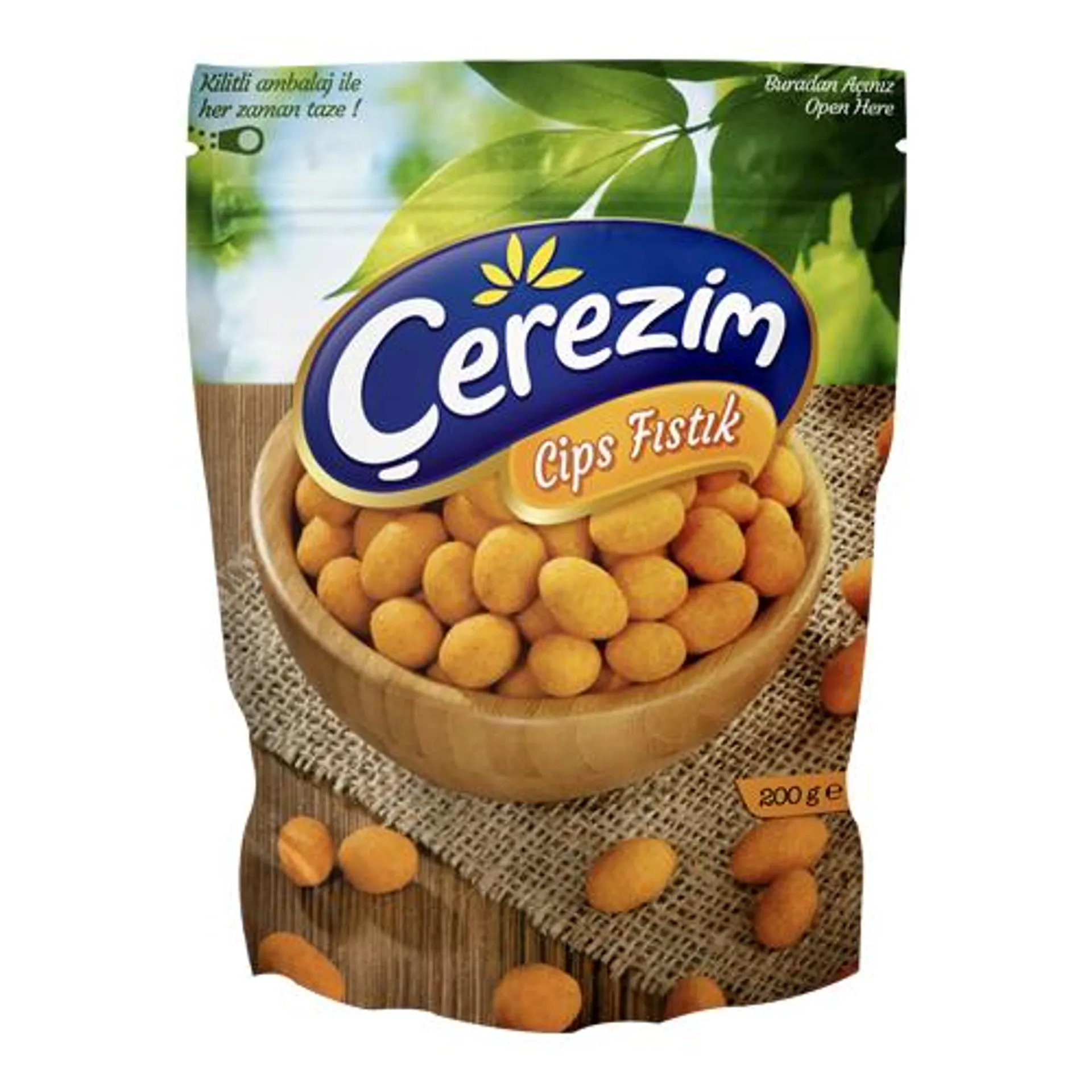 Çerezim Cips Fıstık 200 Gr