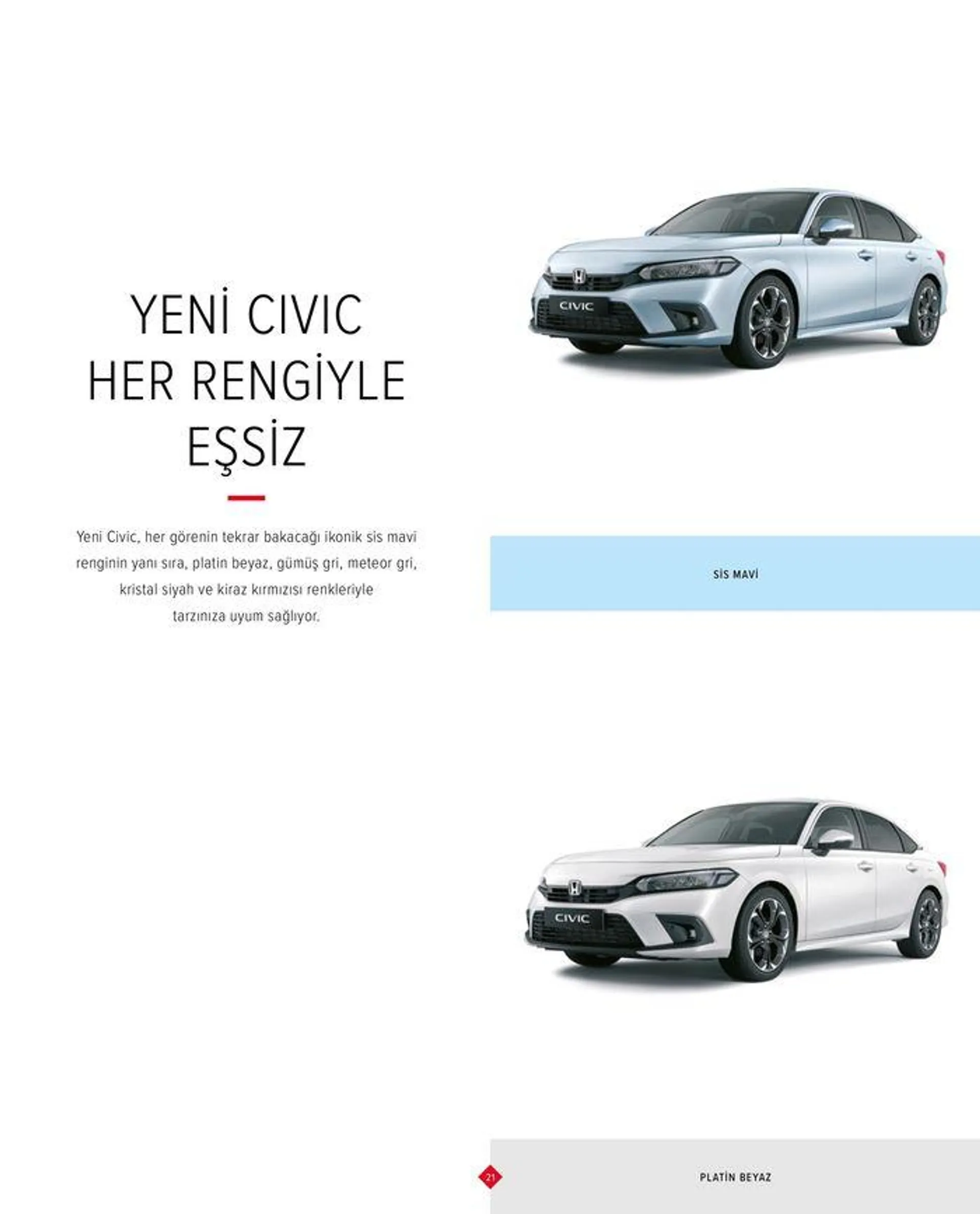 Katalog Honda Civic 26 Ocak - 26 Ocak 2025 - aktüel Sayfa 22