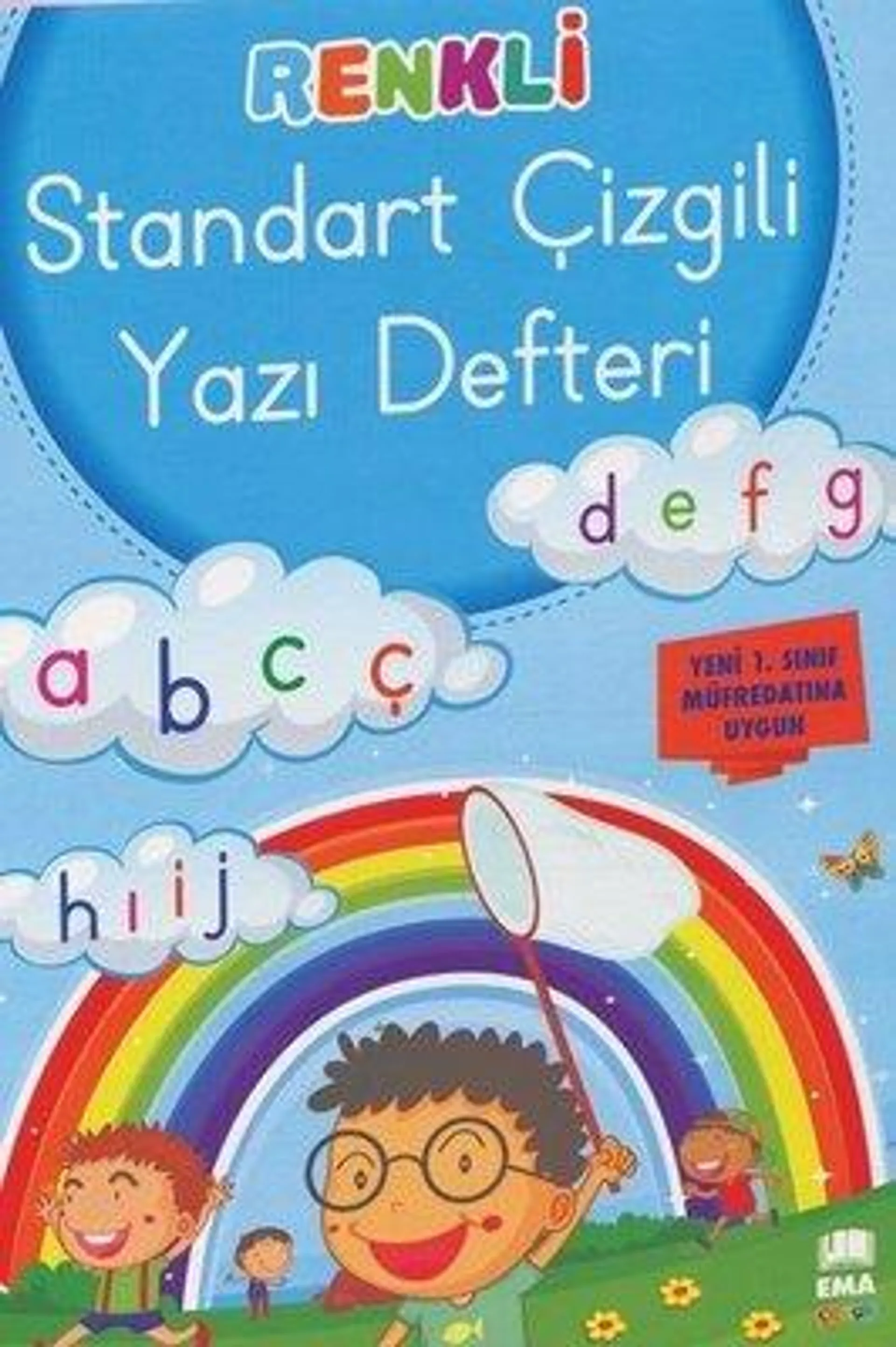 Renkli Standart Çizgili Yazı Defteri