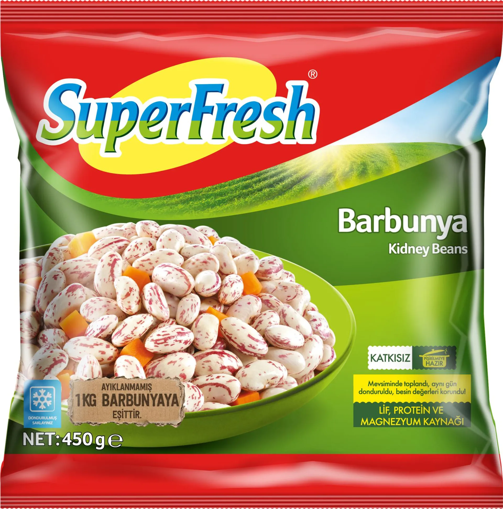 Superfresh Barbunya Fasulye 450 G