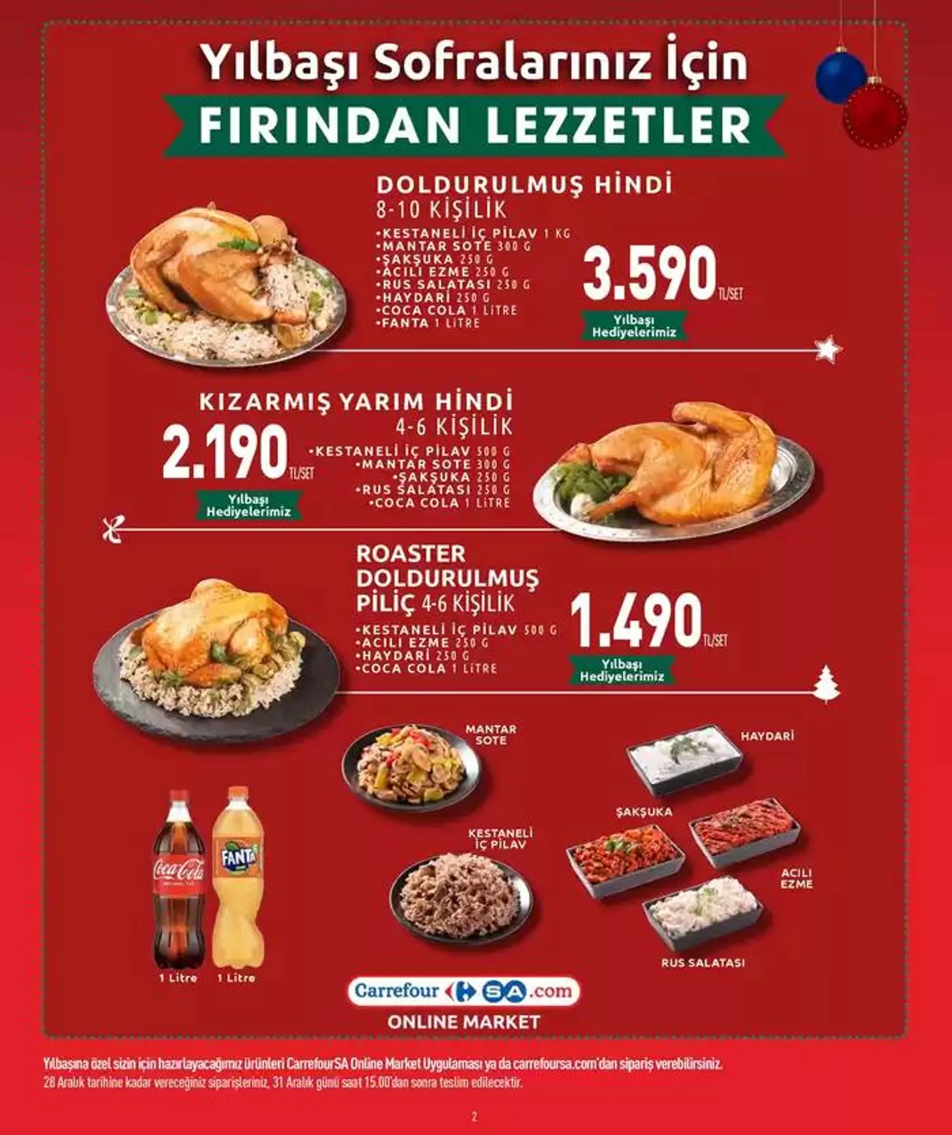 Katalog Kataloglar CarrefourSA 21 Aralık - 4 Ocak 2025 - aktüel Sayfa 2