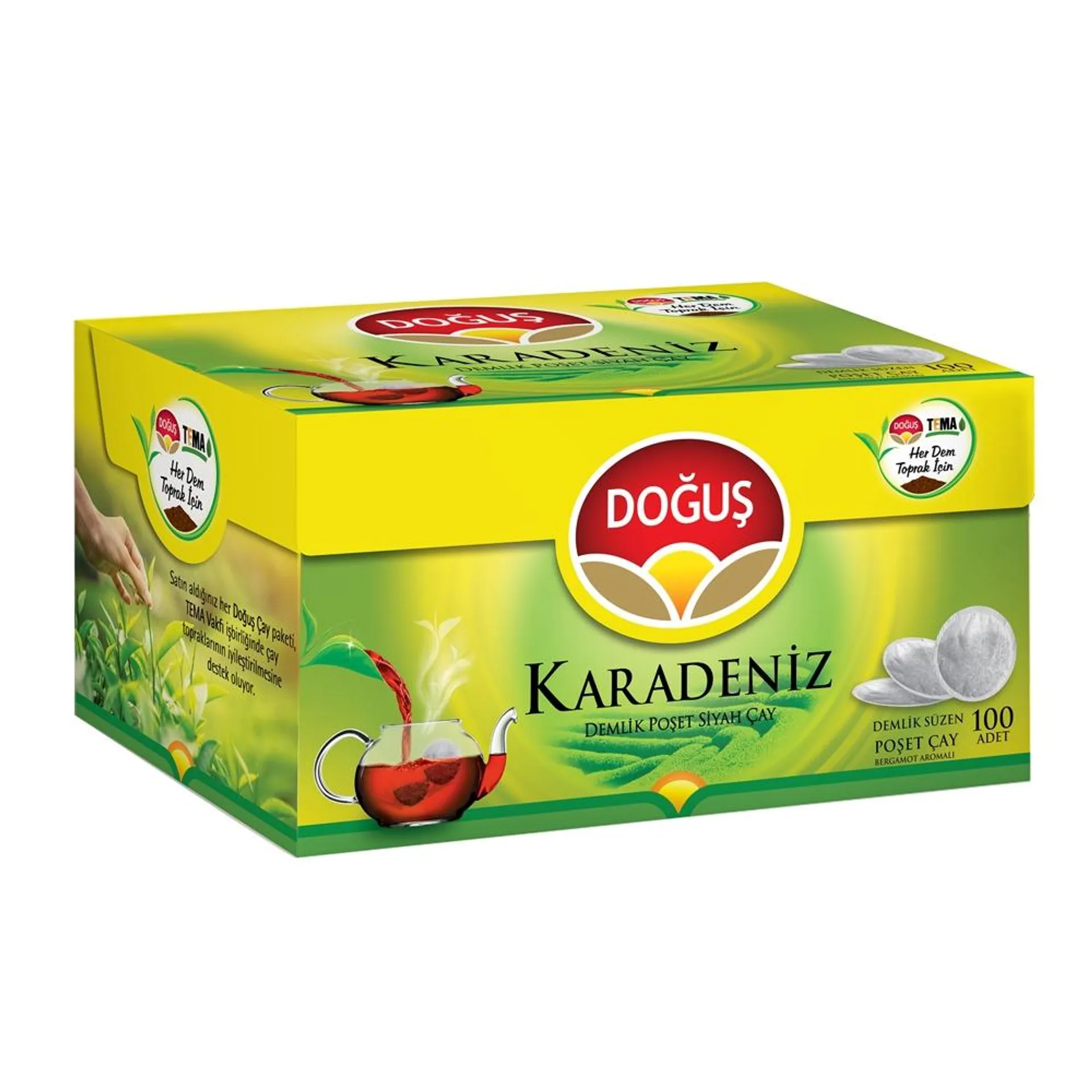 Doğuş Karadeniz Demlik Çay 100x3,2 g