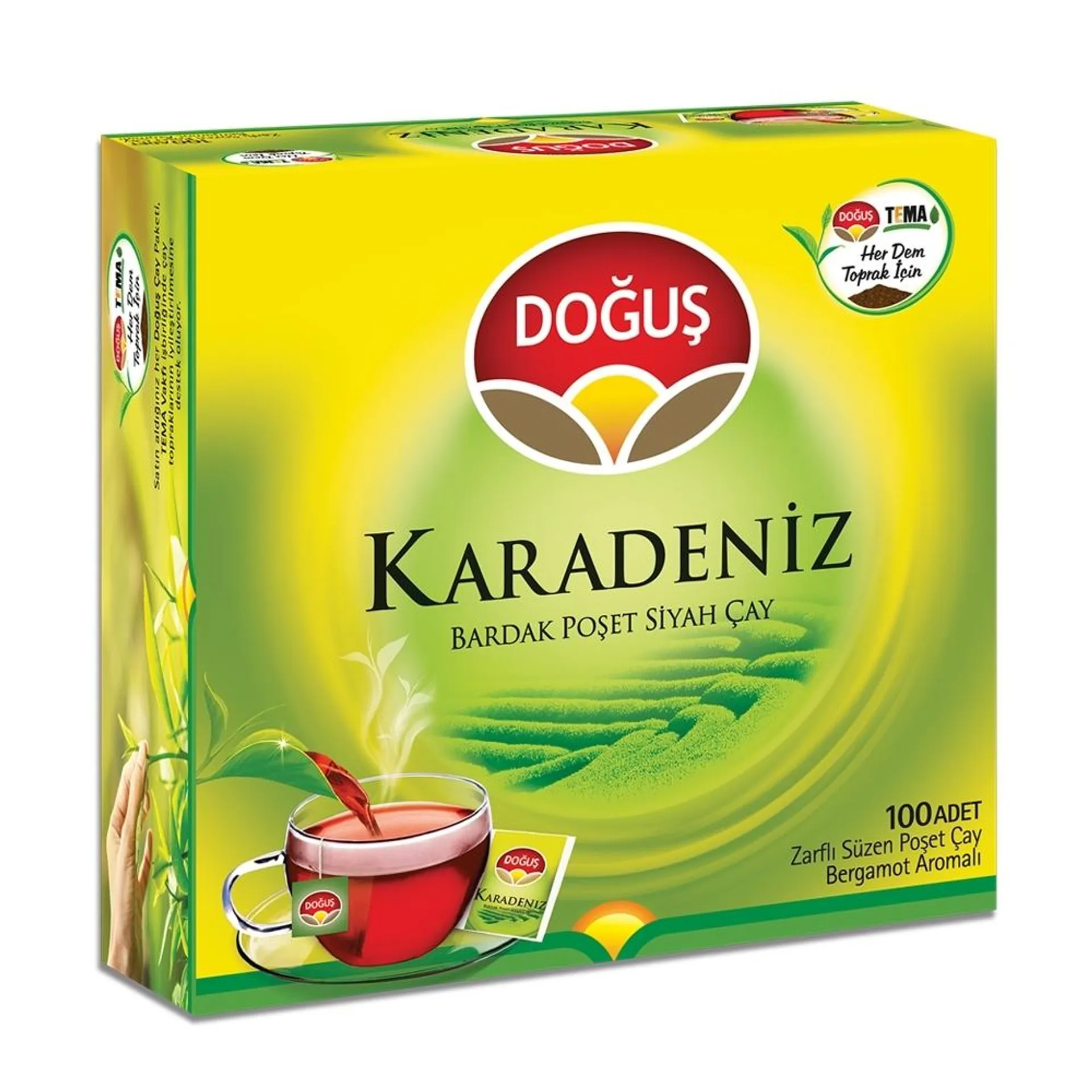 Doğuş Karadeniz Bardak Çay 100x2 g