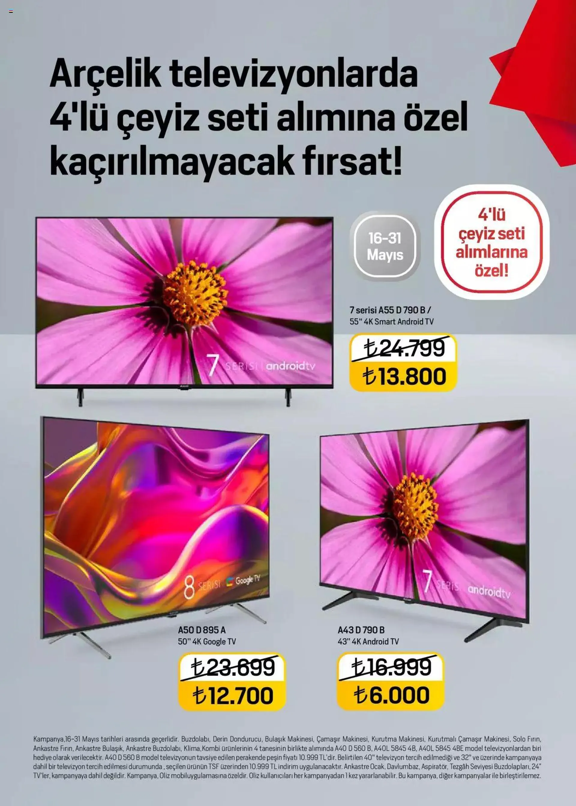 Katalog Arçelik Genel Kataloğu 16 Mayıs - 31 Aralık 2024 - aktüel Sayfa 91