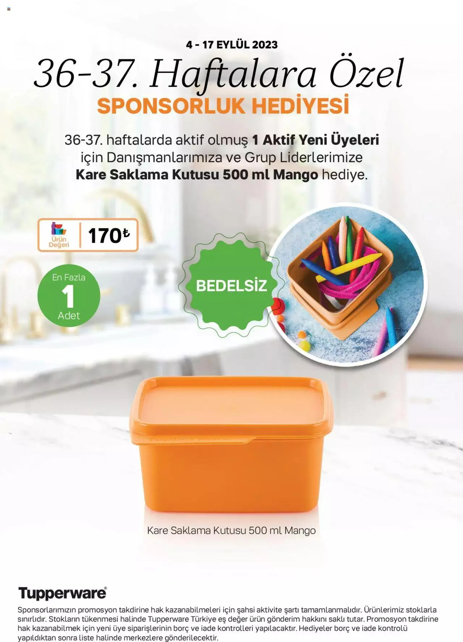 Katalog Tupperware Katalog 4 Eylül - 1 Kasım 2023 - aktüel Sayfa 53