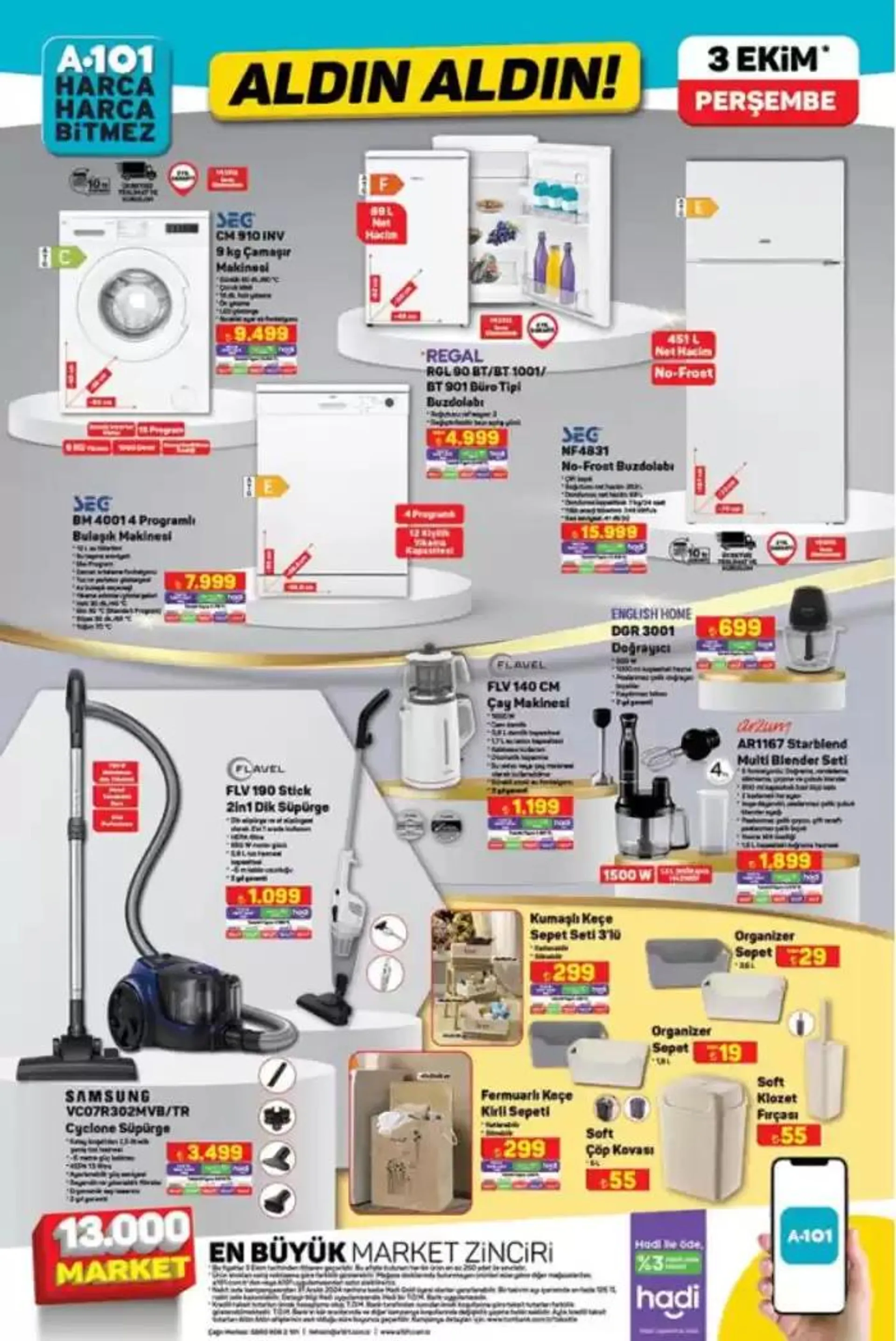 Katalog A101 Aktüel 05 Ekim 2024 5 Ekim - 19 Ekim 2024 - aktüel Sayfa 10