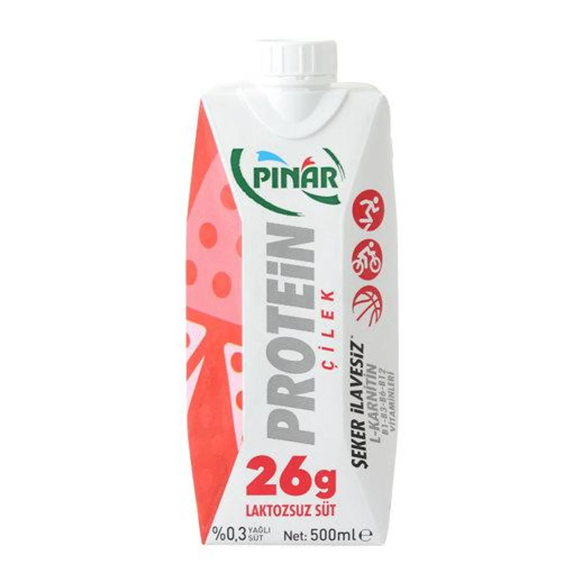 Pınar Süt Protein Çilekli 500 ml