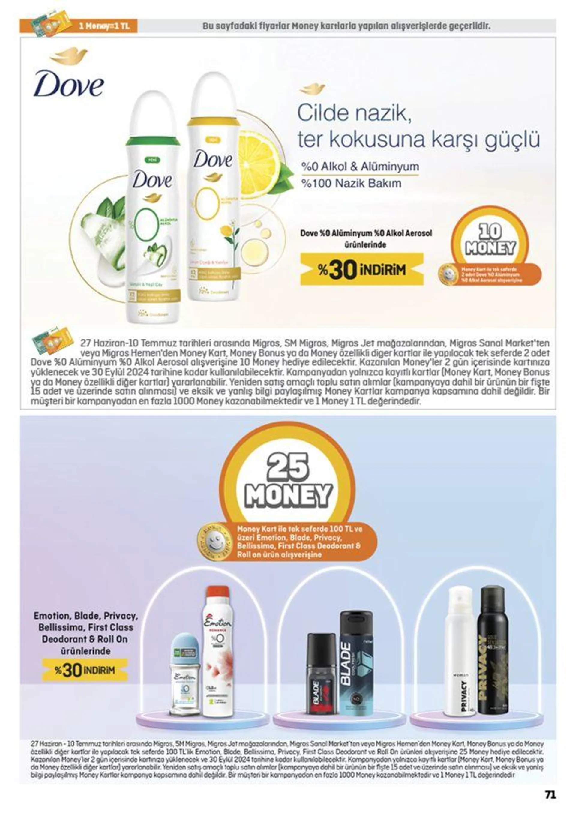 Katalog Migros katalog 5 Temmuz - 19 Temmuz 2024 - aktüel Sayfa 71