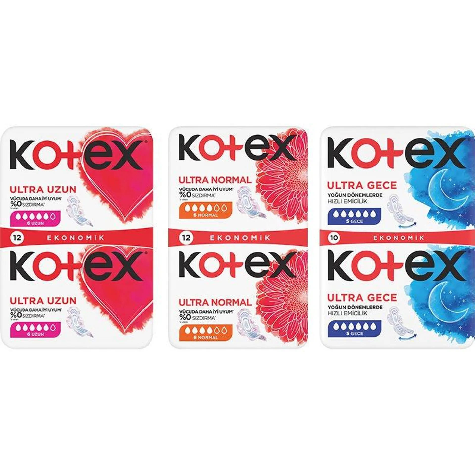 Kotex Double Paket Hijyenik Ped Çeşitleri