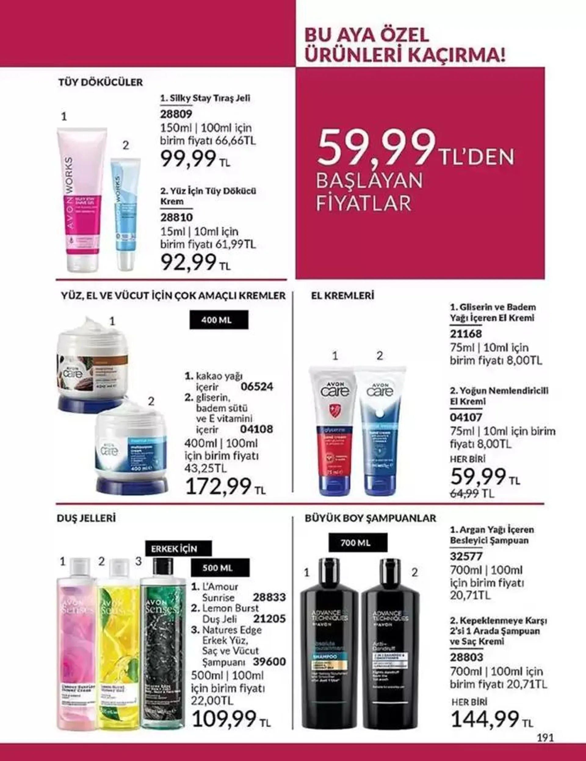 Katalog AVON Ekim 2024 Brosur 1 Ekim - 31 Ekim 2024 - aktüel Sayfa 191