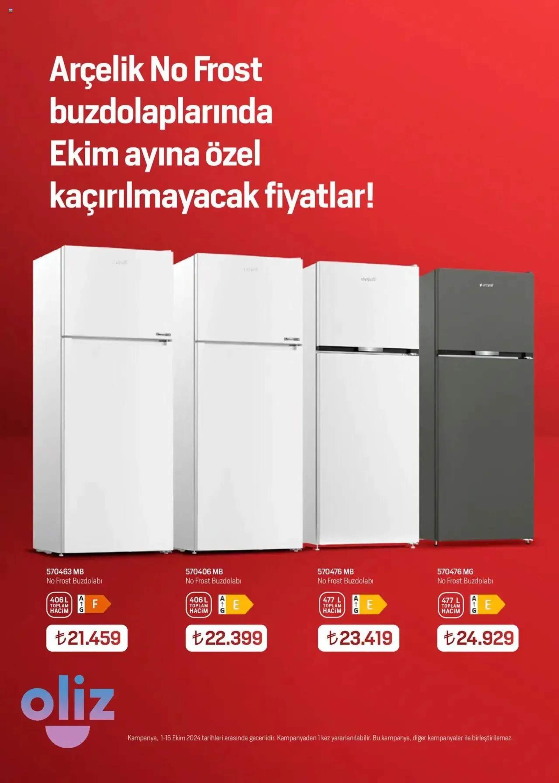 Katalog Arçelik Katalog 1 Ekim - 15 Ekim 2024 - aktüel Sayfa 12