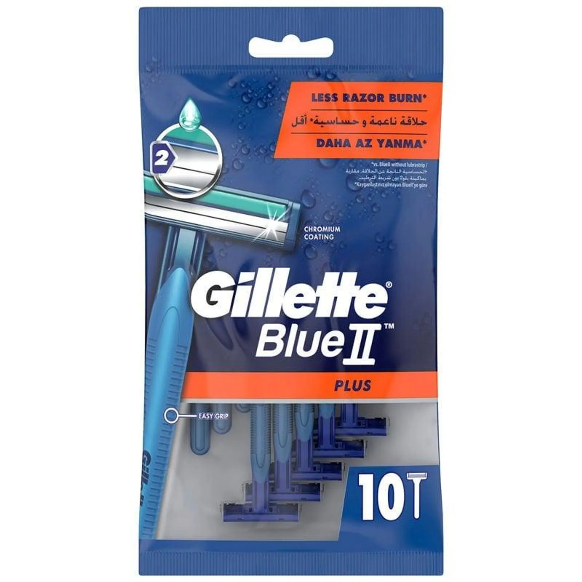 Gillette Blue 2 Plus Kullan At Tıraş Bıçağı 10 Adet