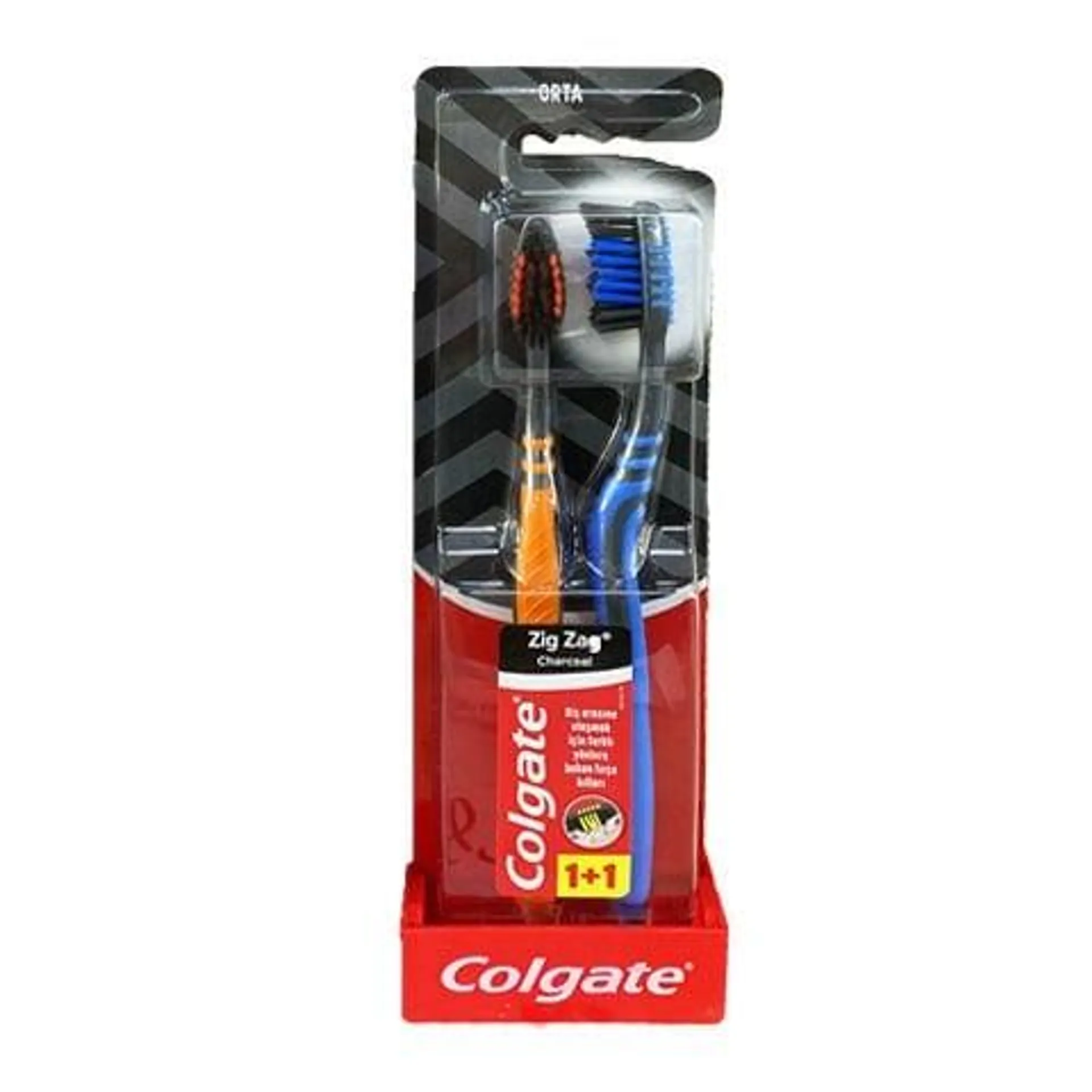 Colgate Zigzag Charcoal 1+1 Diş Fırçası